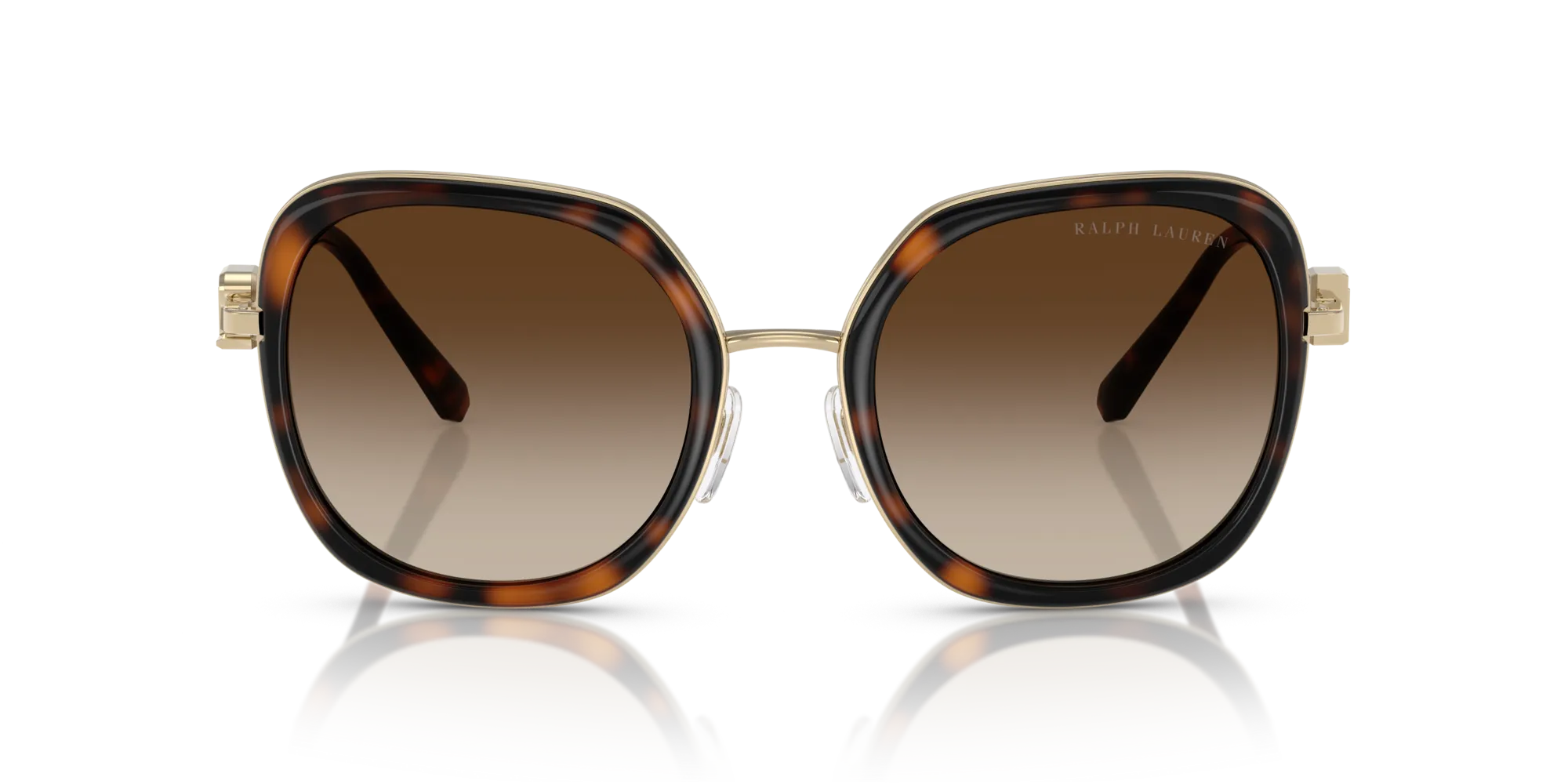 Ralph Lauren RL7088 911613 Occhiali da sole Metallo Marrone Marrone Squadrata Normale Sfumato - immagine 3