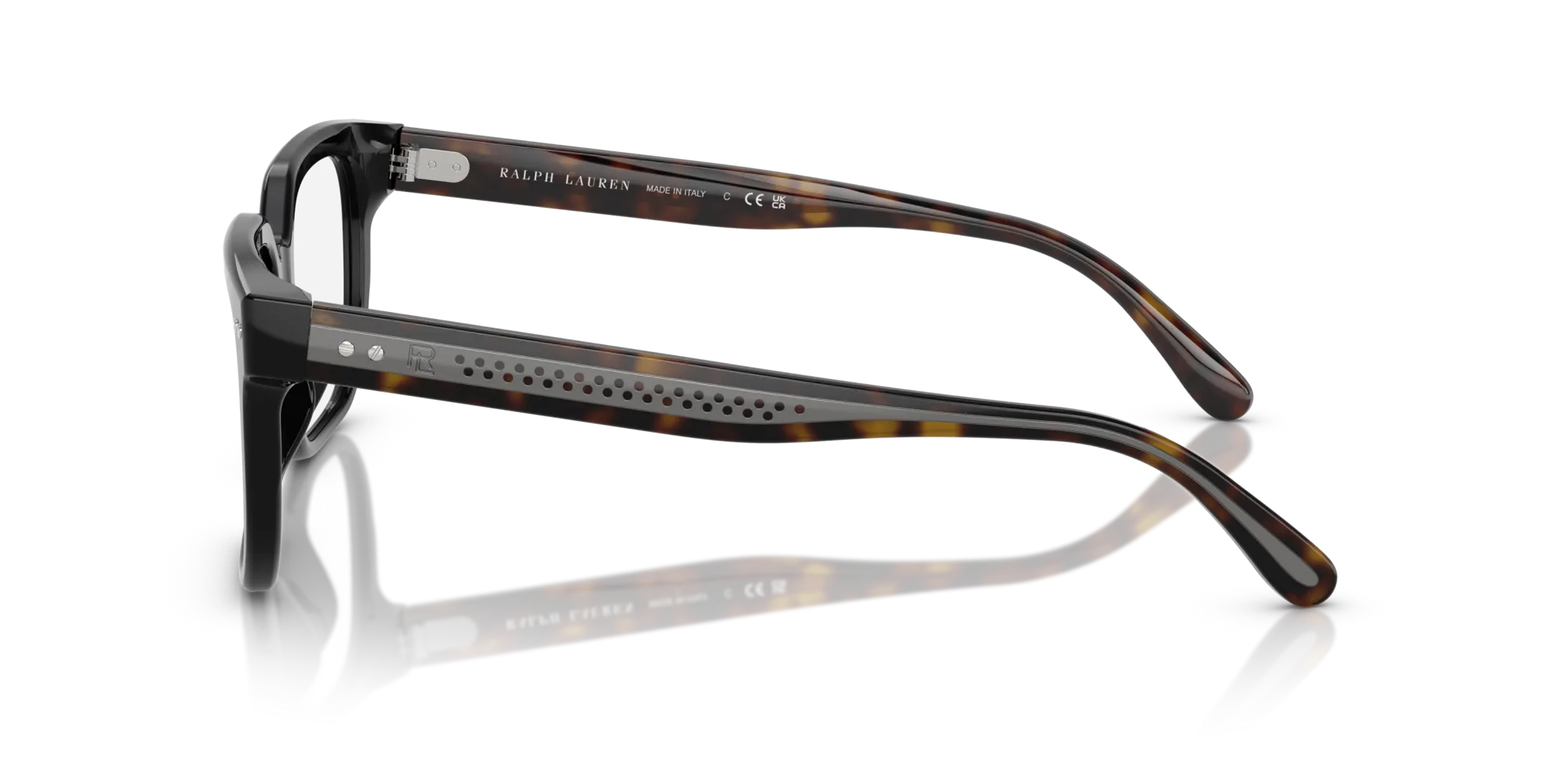 Ralph Lauren RL6249U 5241 Montature da vista Acetato Nero Squadrata Normale - immagine 4