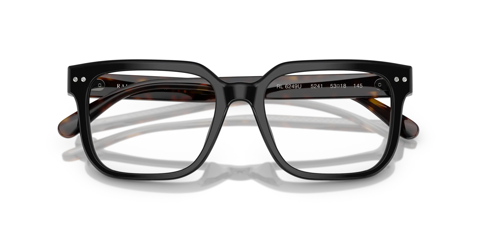 Ralph Lauren RL6249U 5241 Montature da vista Acetato Nero Squadrata Normale - immagine 2