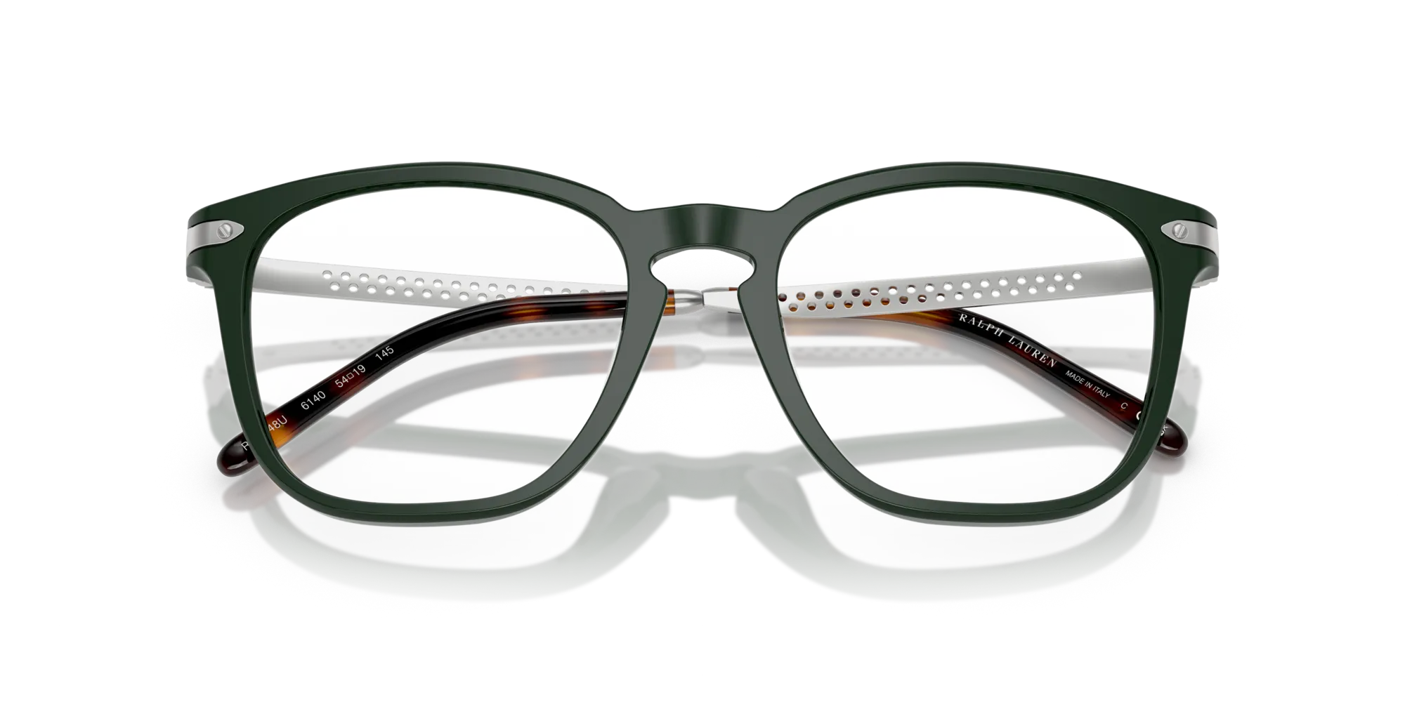 Ralph Lauren RL6248U 6140 Montature da vista Acetato Verde Squadrata Normale - immagine 2