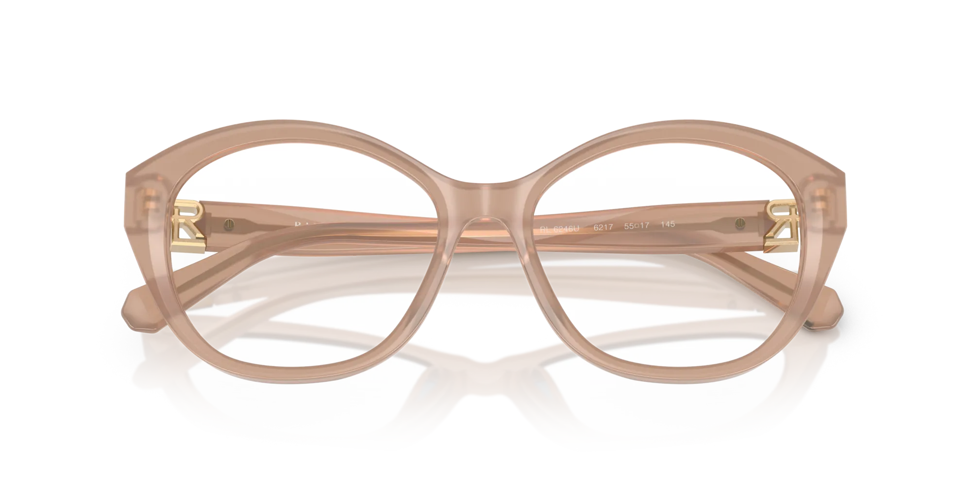 Ralph Lauren RL6246U 6217 Montature da vista Acetato Marrone Farfalla Normale - immagine 2