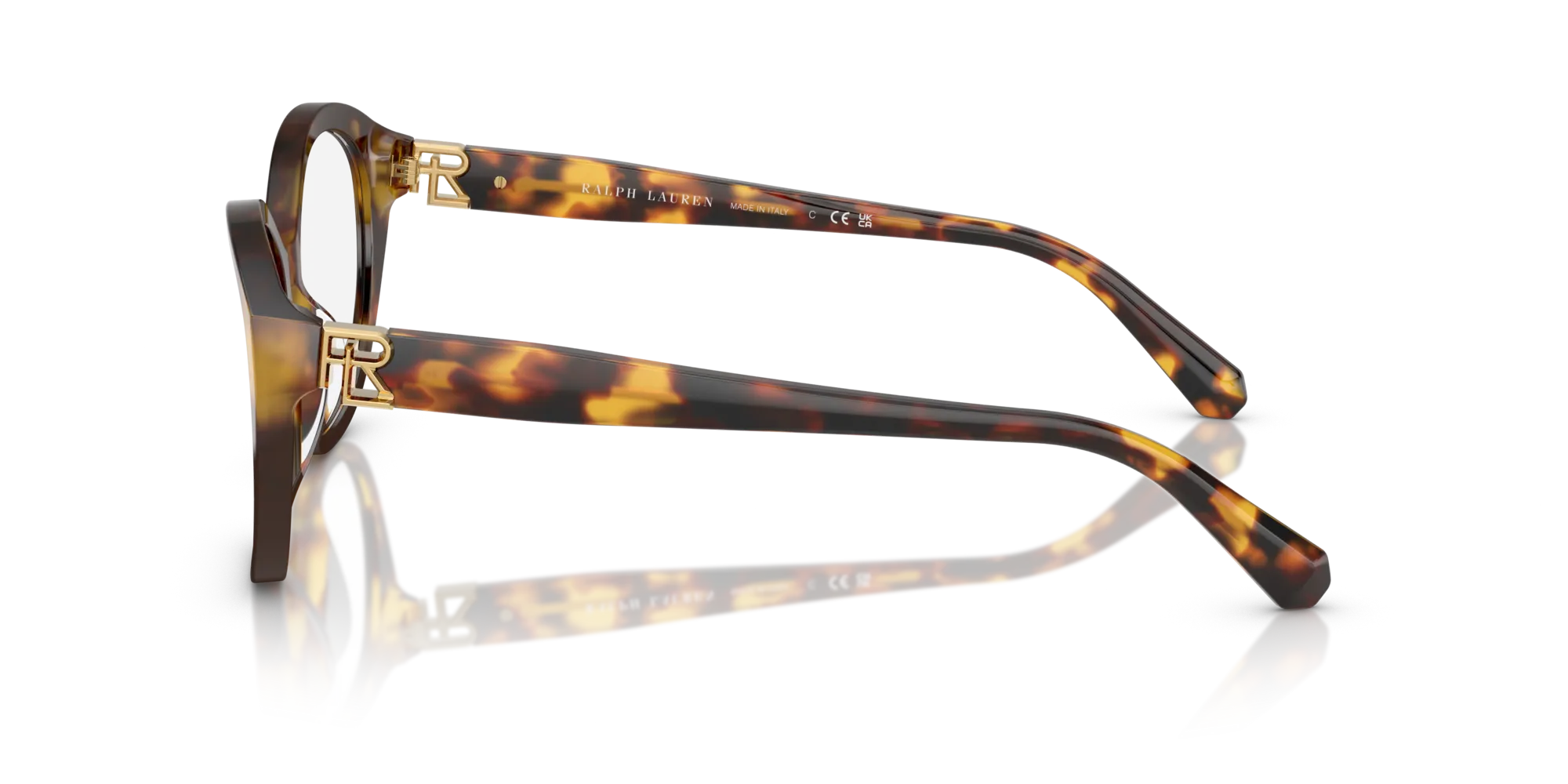 Ralph Lauren RL6246U 5134 Montature da vista Acetato Tartaruga Farfalla Normale - immagine 4