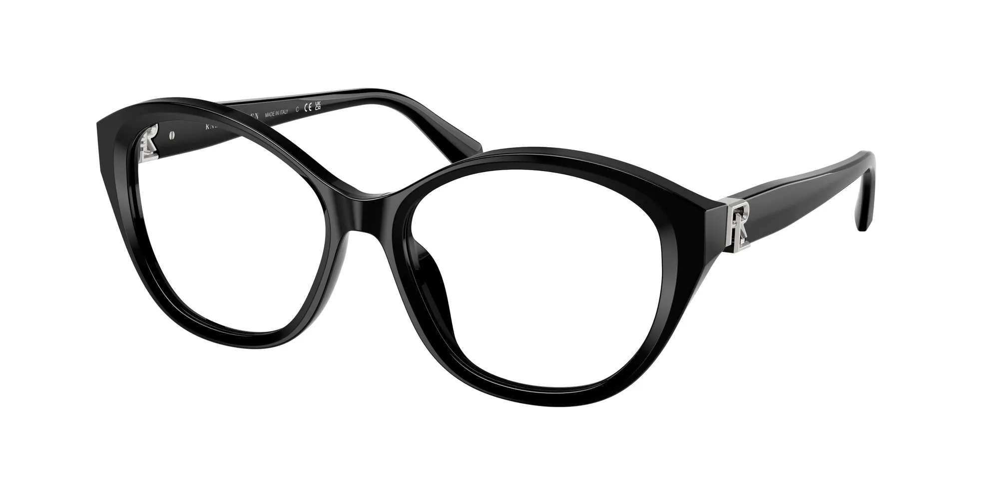 Ralph Lauren RL6246U 5001 Montature da vista Acetato Nero Farfalla Normale - immagine 1