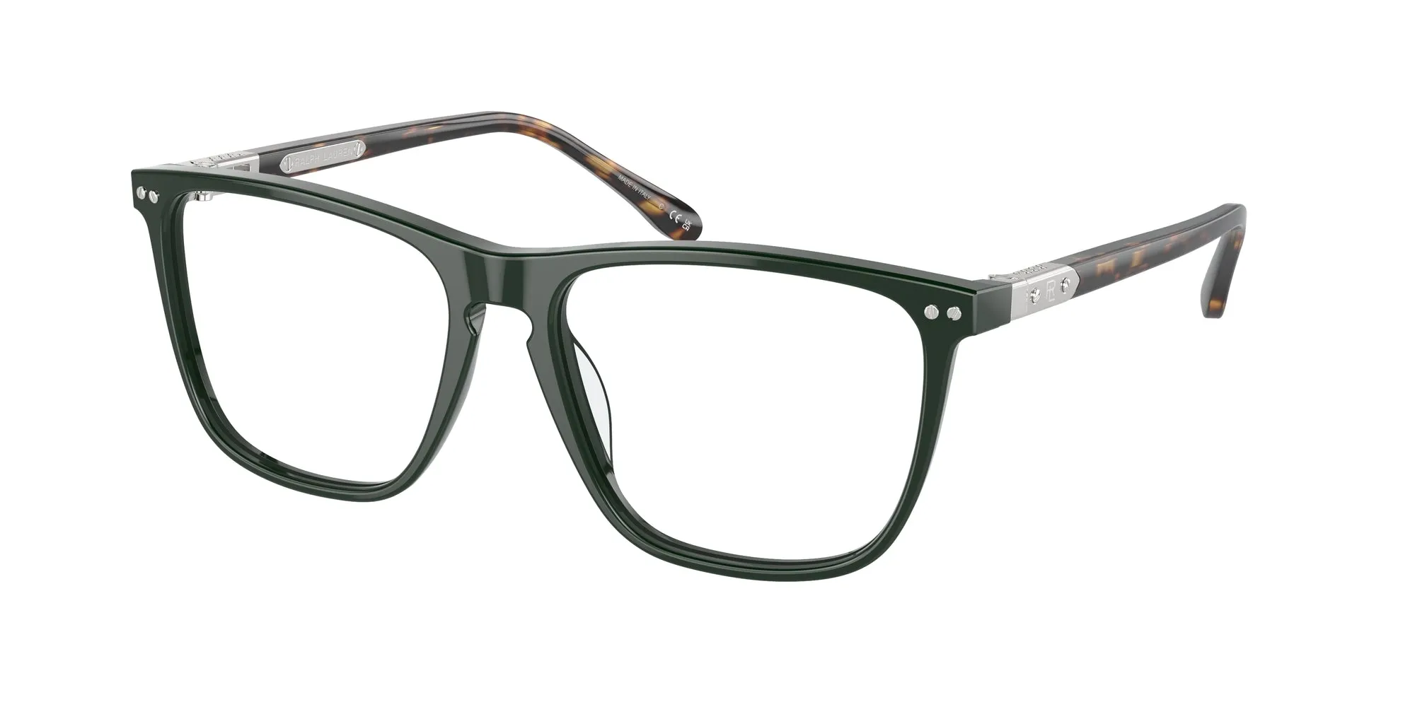 Ralph Lauren RL6242U 6140 Montature da vista Acetato Verde Squadrata Normale - immagine 1