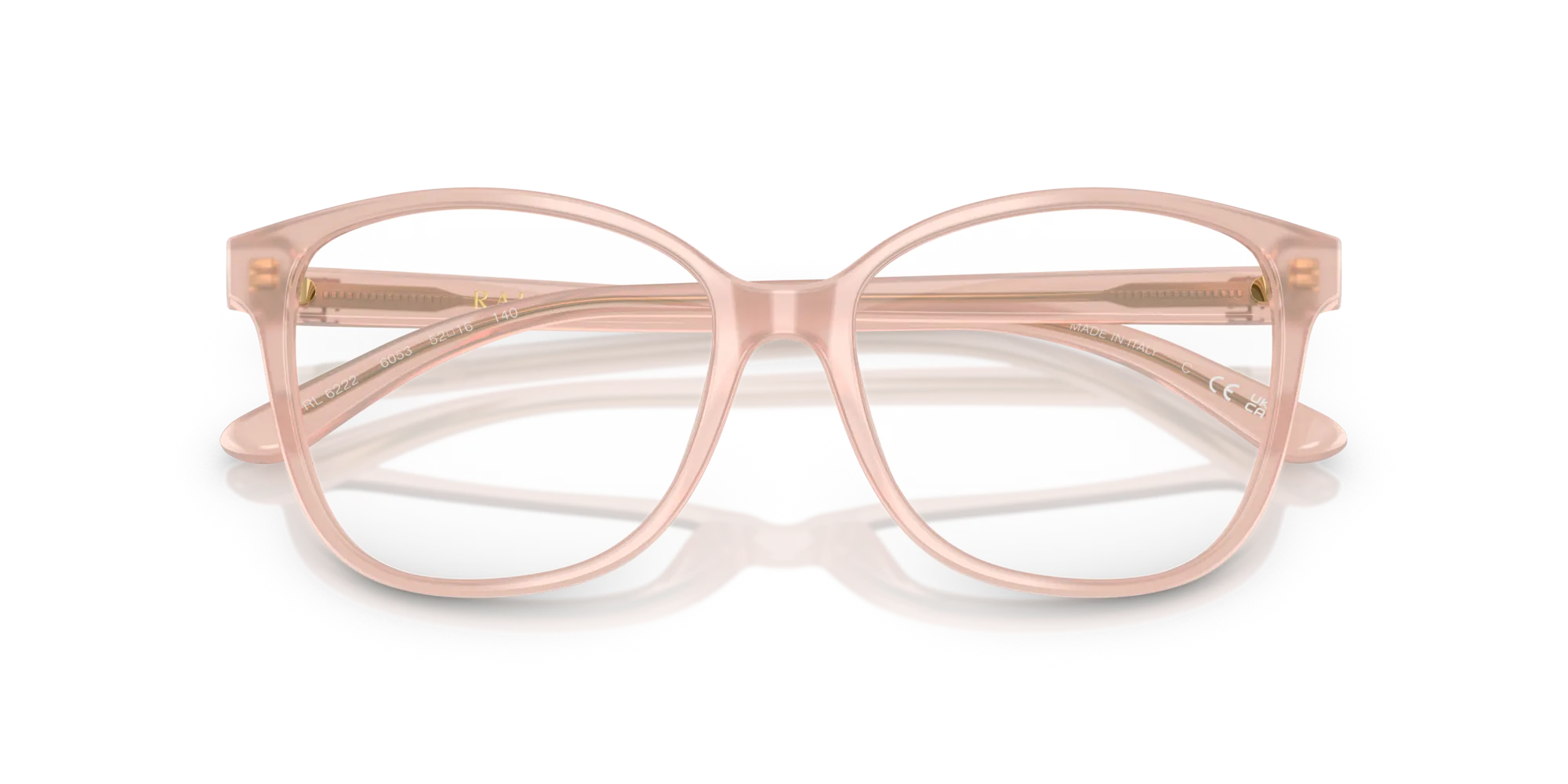 Ralph Lauren RL6222 6053 Montature da vista Acetato Rosa Cat Eye Normale - immagine 2