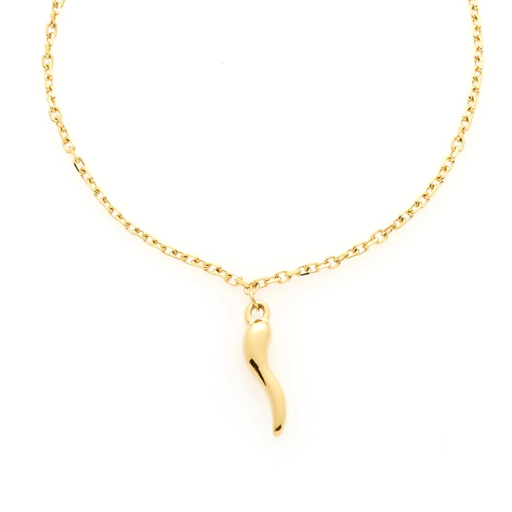 Louis Ciocchetti Bracciale in Acciaio con Corno Portafortuna – Bracciale Regolabile Uomo e Donna con Chiusura a Moschettone, Lunghezza 16 cm + 5 cm - immagine 2