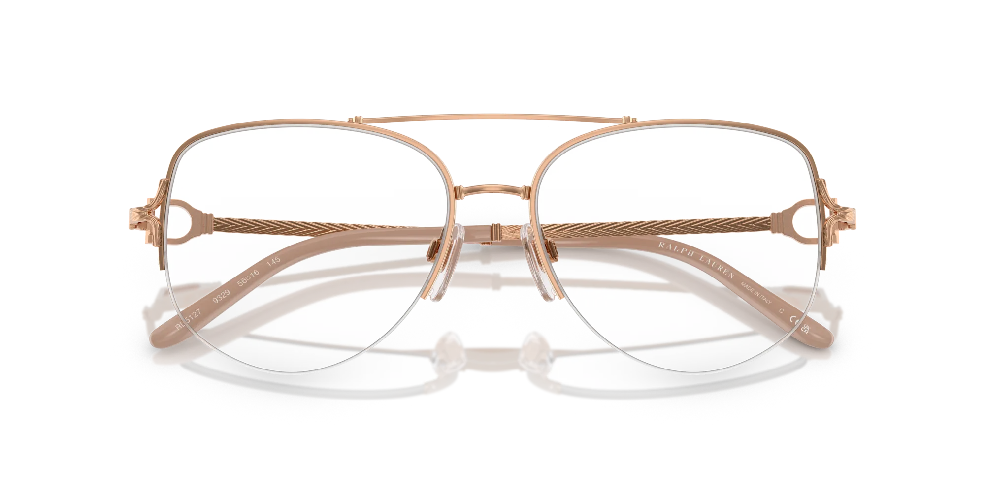 Ralph Lauren RL5127 9329 Montature da vista Acciaio Oro Pilot Normale - immagine 2