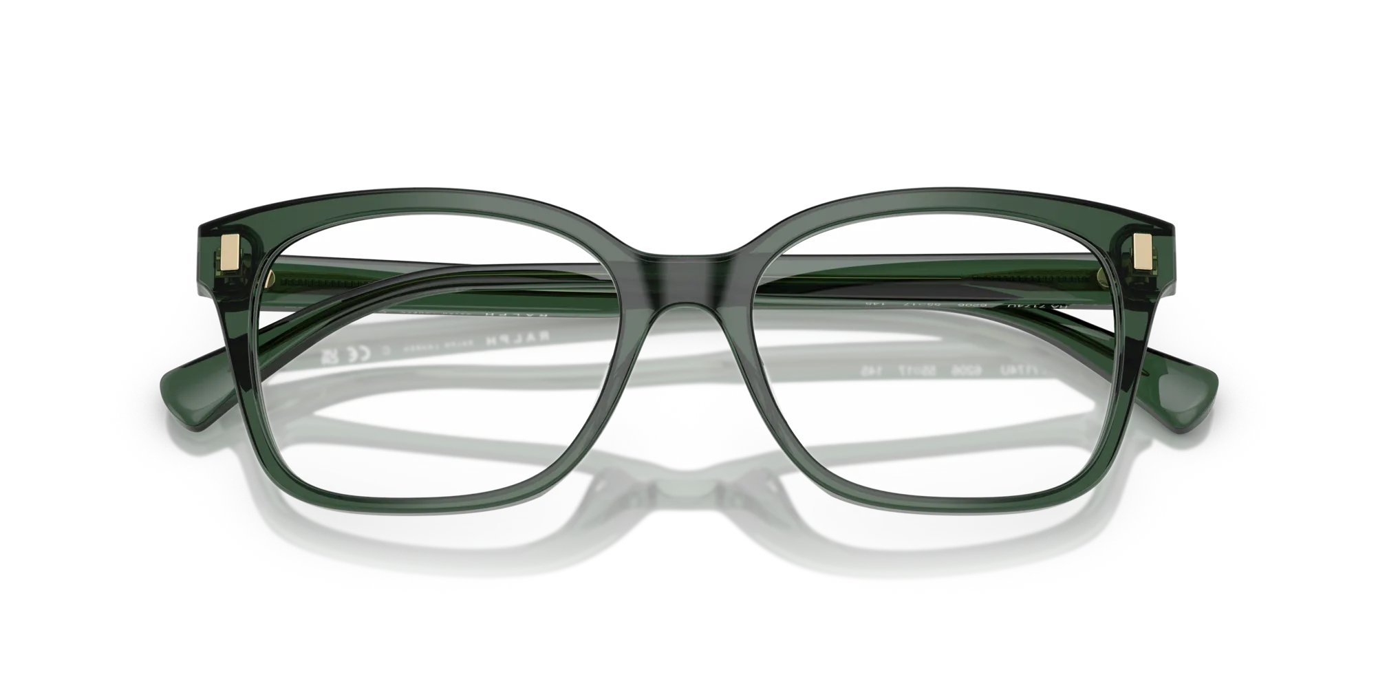 Ralph Lauren RA7174U 6206 Montature da vista Acetato Verde Squadrata Normale - immagine 2
