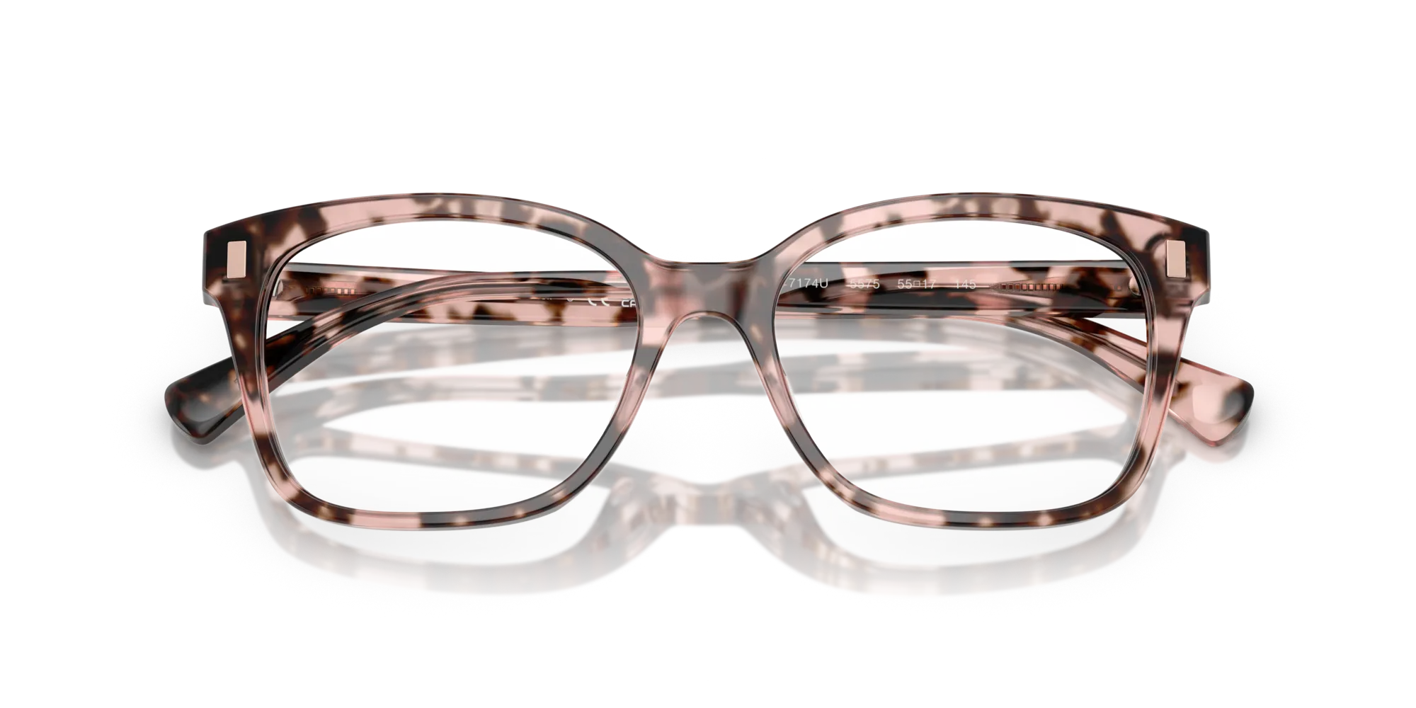 Ralph Lauren RA7174U 5575 Montature da vista Acetato Rosa Squadrata Normale - immagine 2