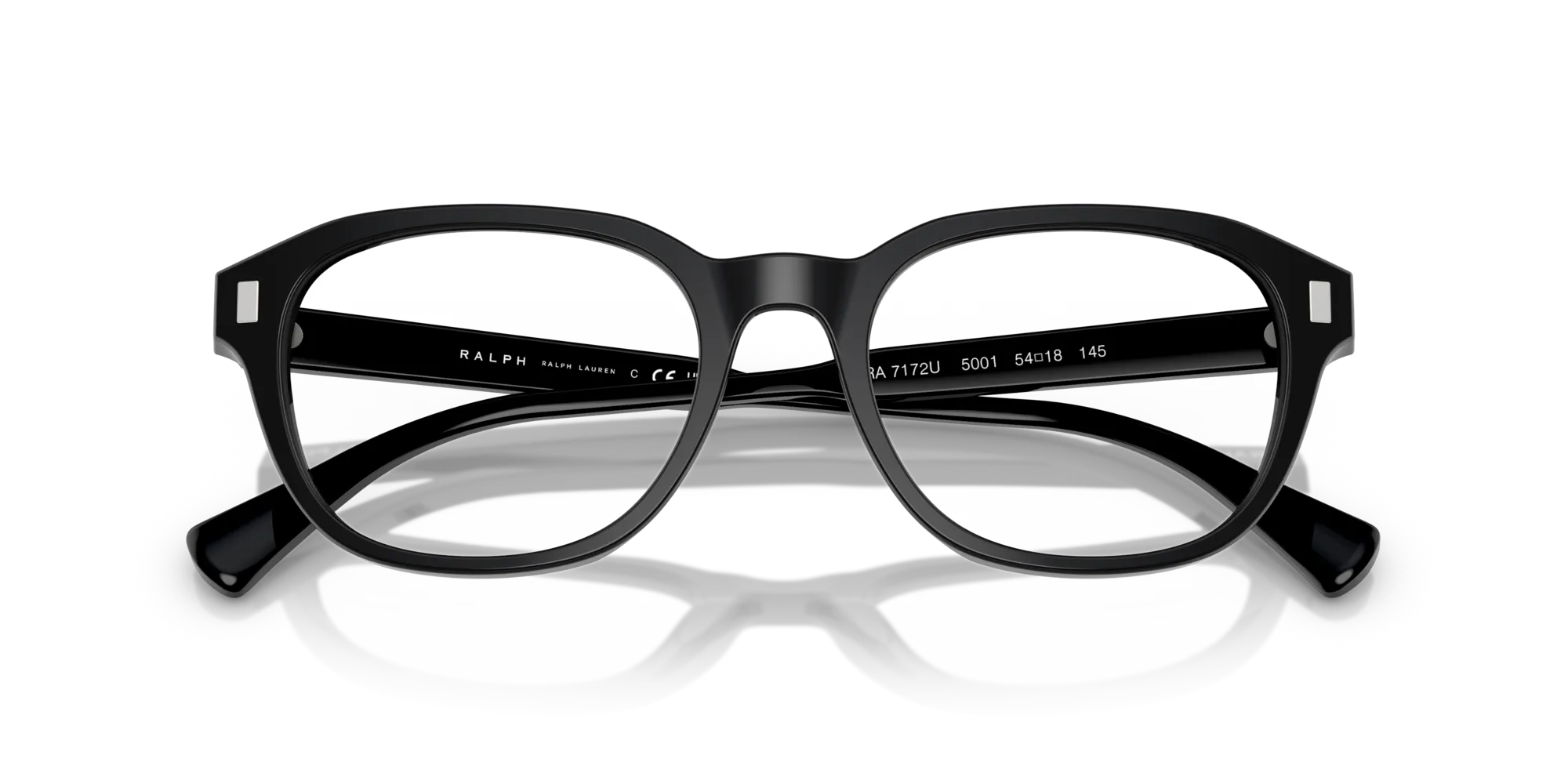 Ralph Lauren RA7172U 5001 Montature da vista Acetato Nero Geometrica Normale - immagine 2