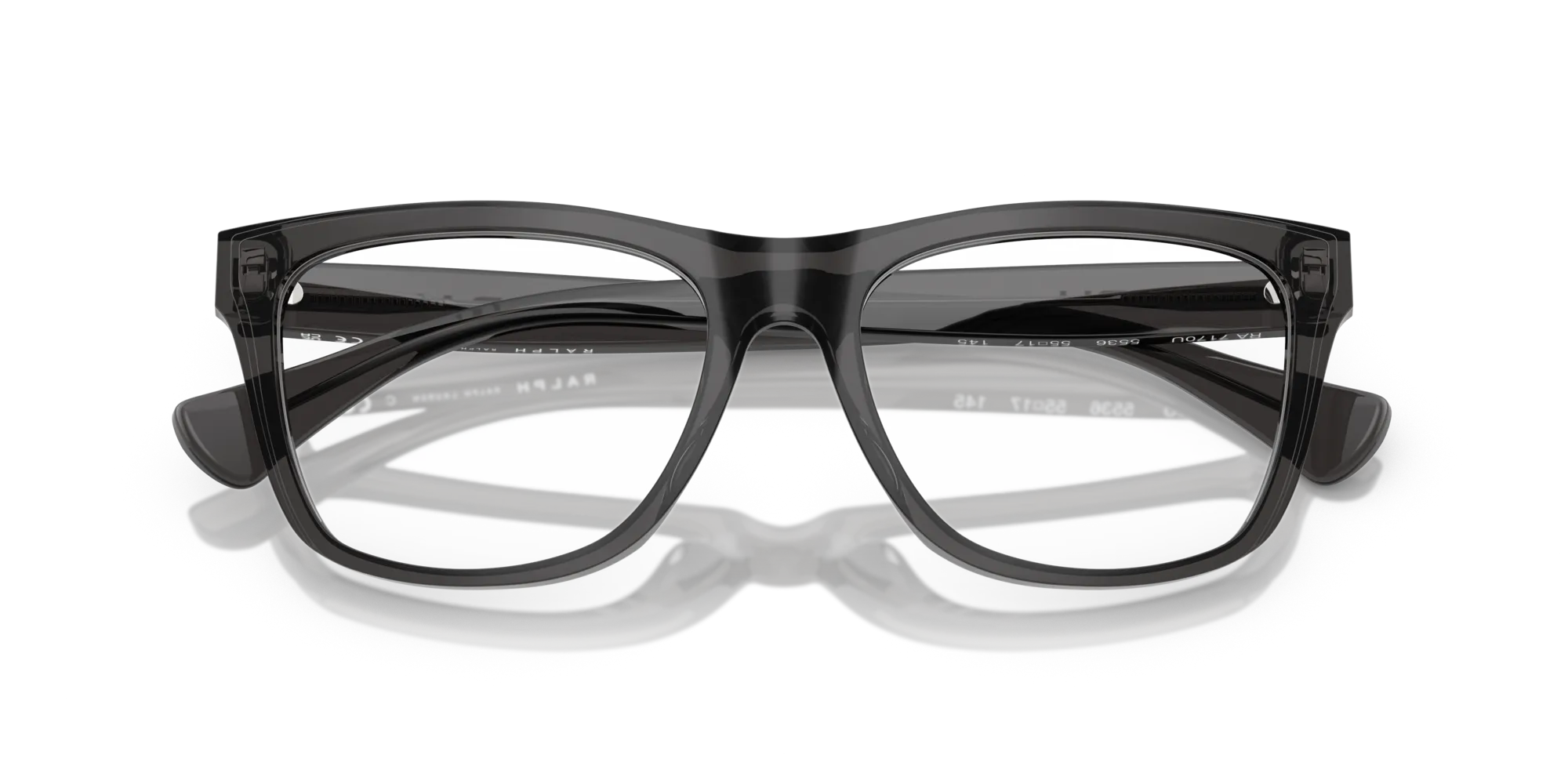 Ralph Lauren RA7170U 5536 Montature da vista Acetato Grigio Trasparente Squadrata Normale - immagine 2