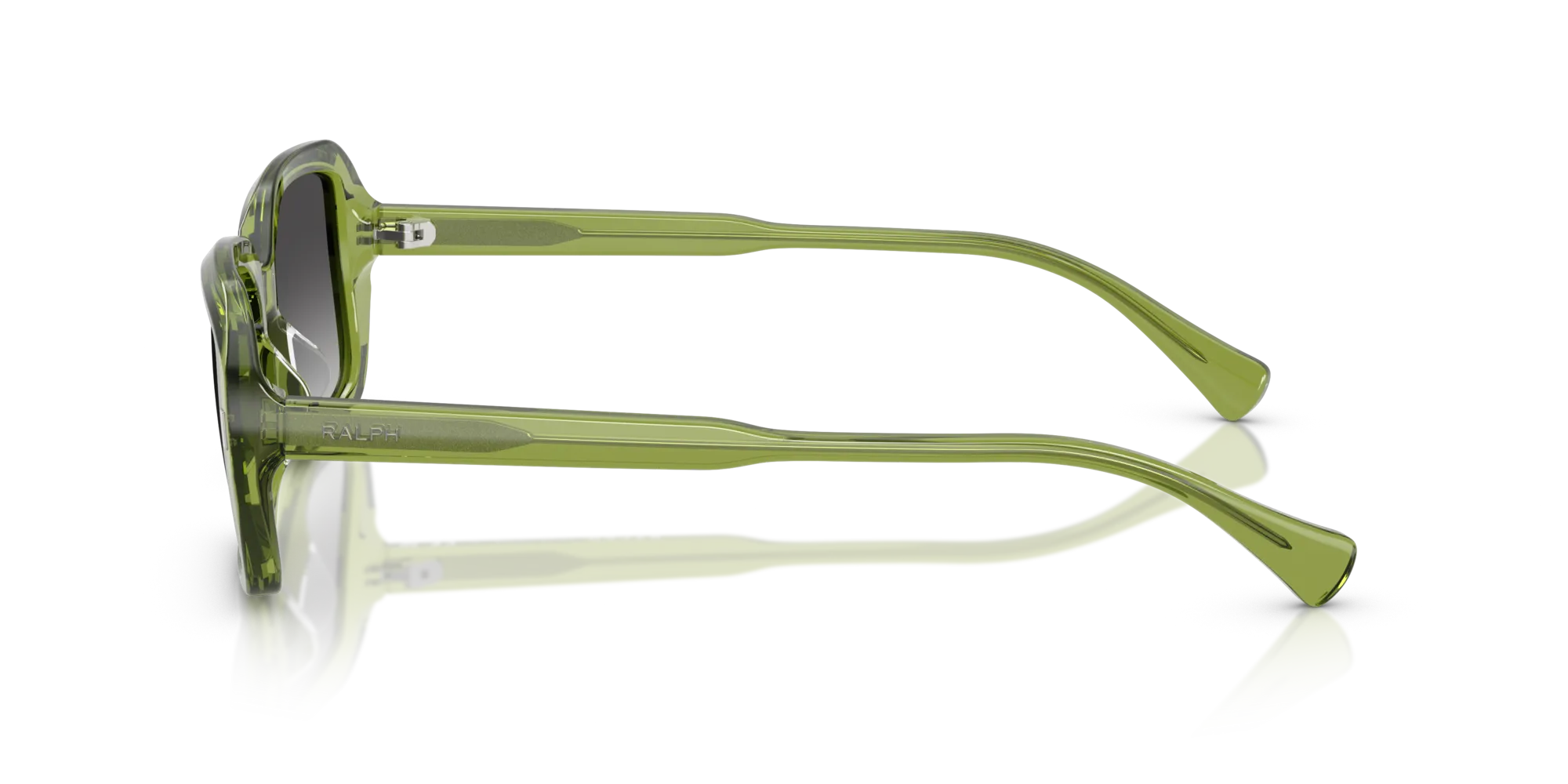 Ralph Lauren RA5325U 62228G Occhiali da sole Acetato Verde Grigio Squadrata Normale Sfumato - immagine 4