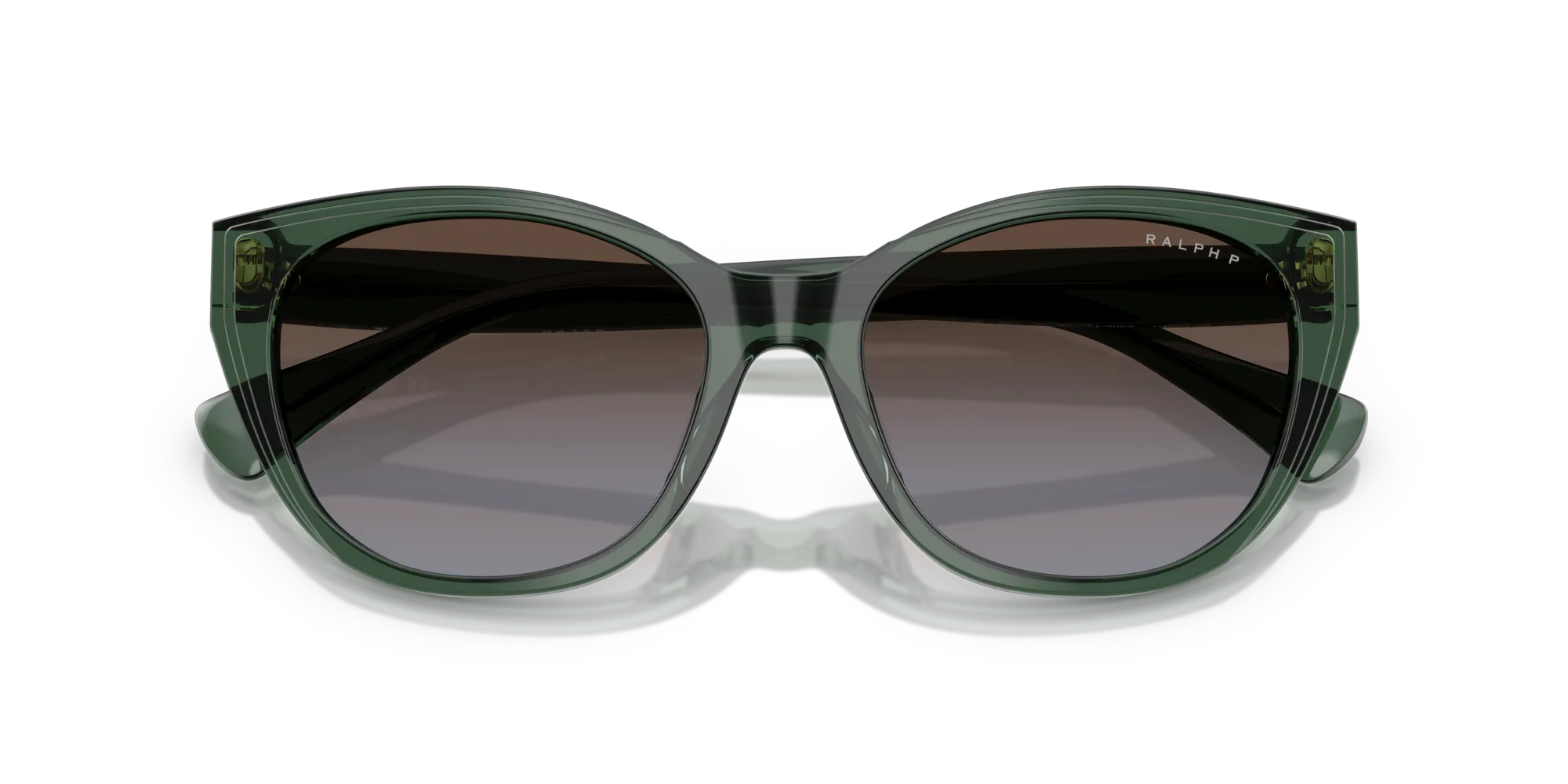 Ralph Lauren RA5324U 6206T5 Occhiali da sole Acetato Verde Marrone Squadrata Polarizzata - immagine 2