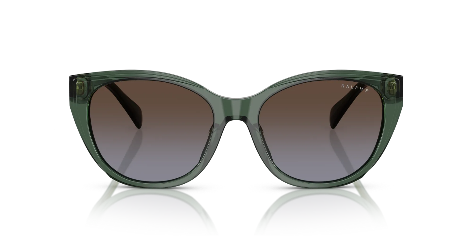 Ralph Lauren RA5324U 6206T5 Occhiali da sole Acetato Verde Marrone Squadrata Polarizzata - immagine 3