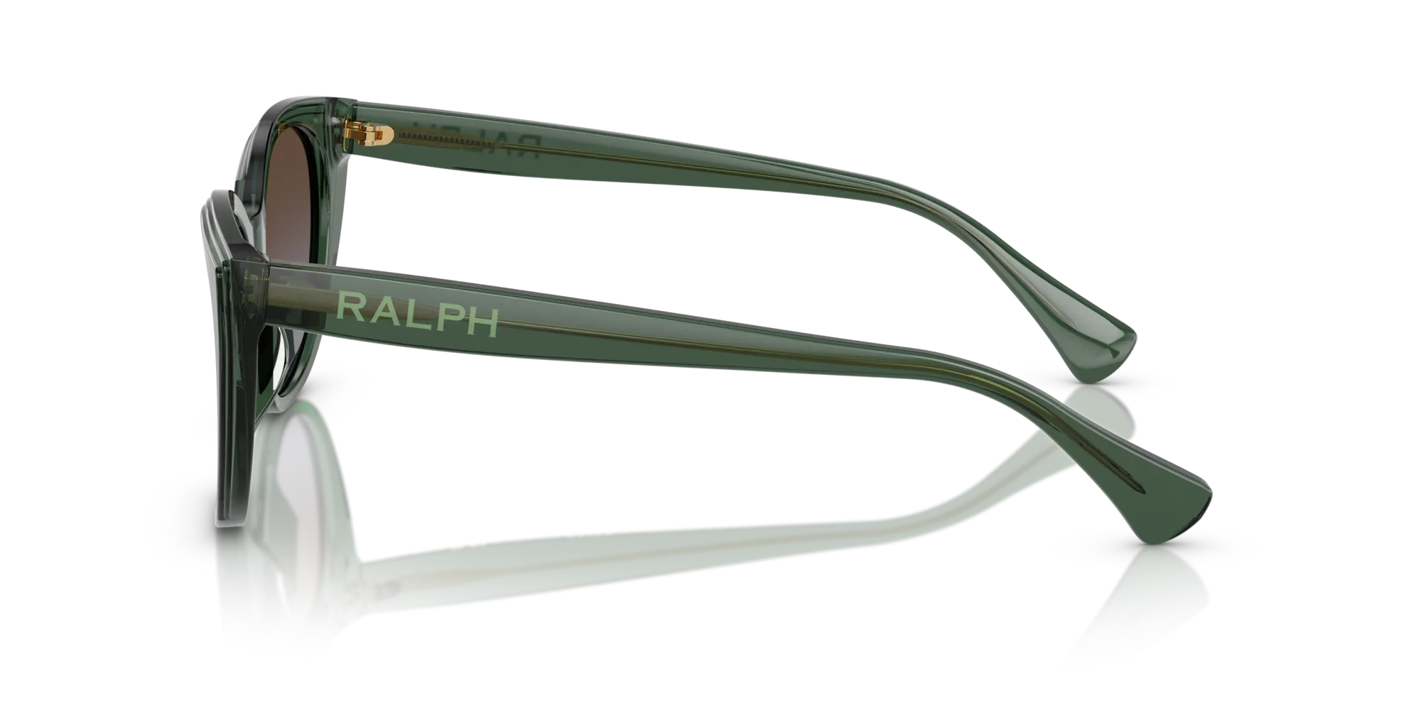 Ralph Lauren RA5324U 6206T5 Occhiali da sole Acetato Verde Marrone Squadrata Polarizzata - immagine 4