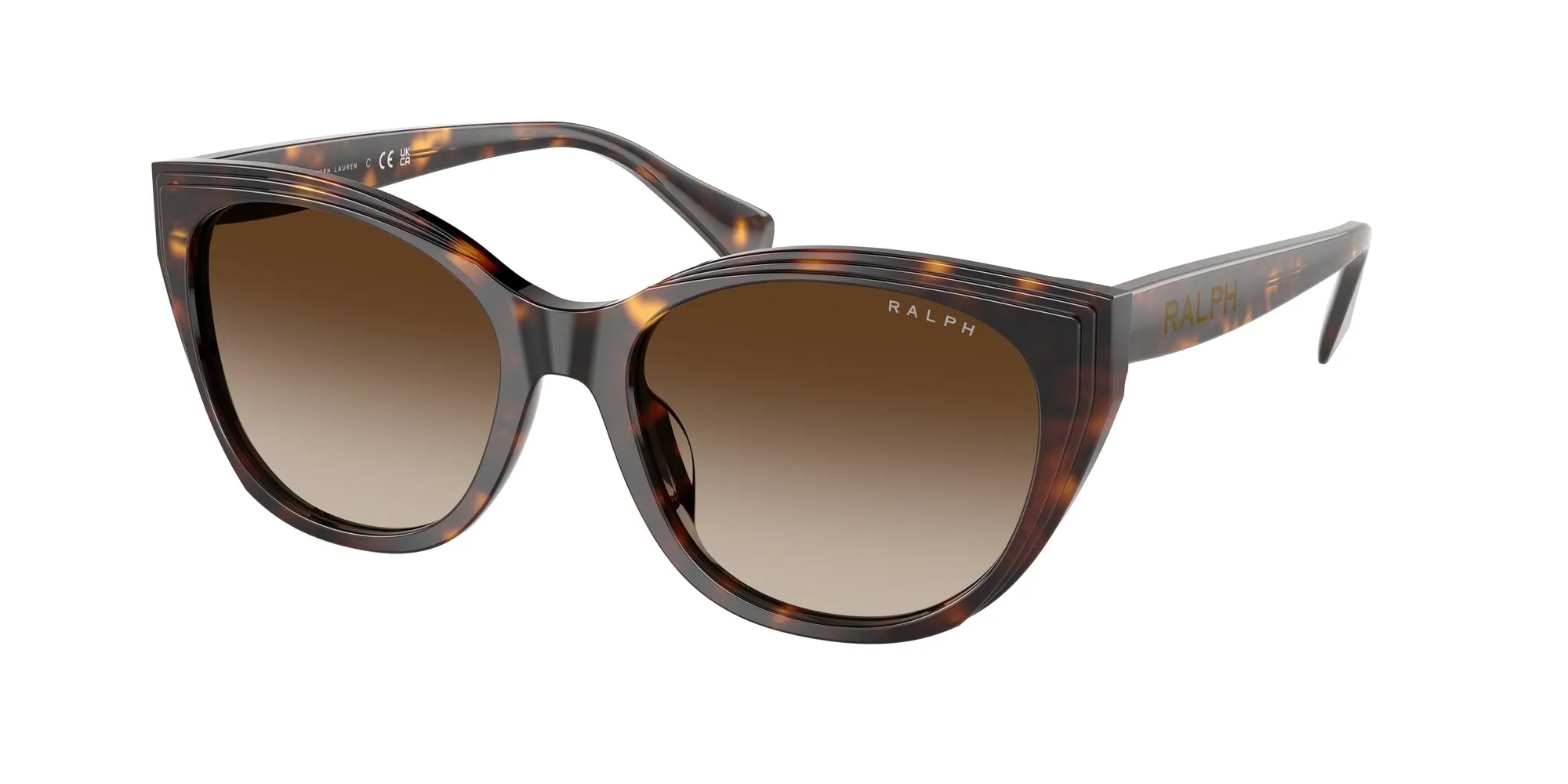 Ralph Lauren RA5324U 500313 Occhiali da sole Acetato Tartaruga Marrone Squadrata Normale Sfumato - immagine 1