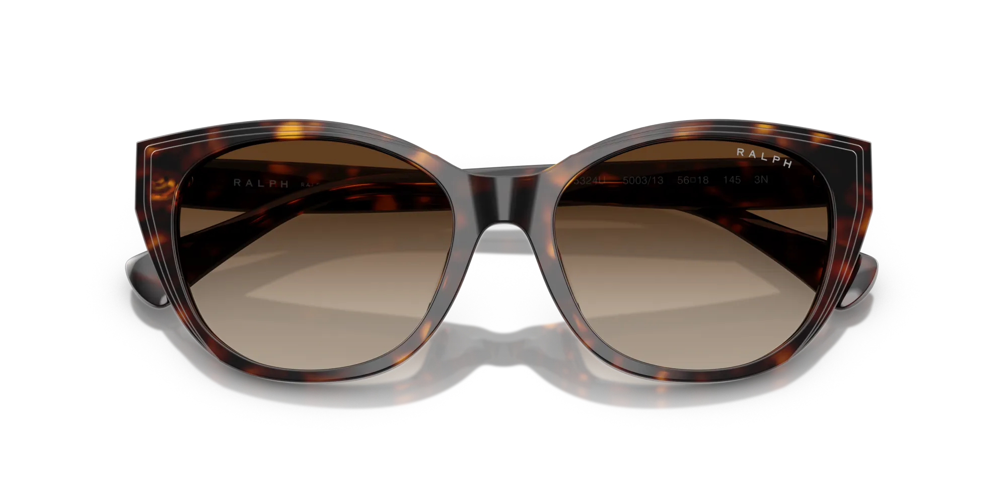 Ralph Lauren RA5324U 500313 Occhiali da sole Acetato Tartaruga Marrone Squadrata Normale Sfumato - immagine 2