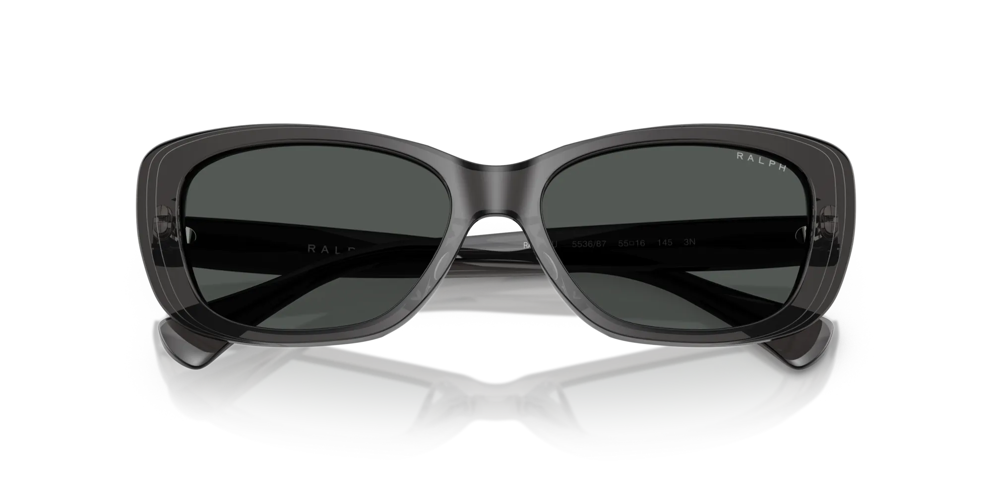 Ralph Lauren RA5322U 553687 Occhiali da sole Acetato Grigio Grigio Squadrata Normale - immagine 2