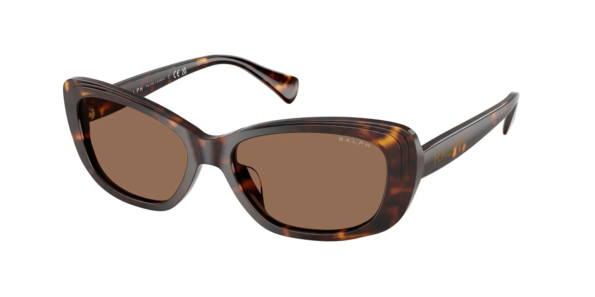 Ralph Lauren RA5322U 500313 Occhiali da sole Acetato Tartaruga Marrone Squadrata Normale - immagine 1