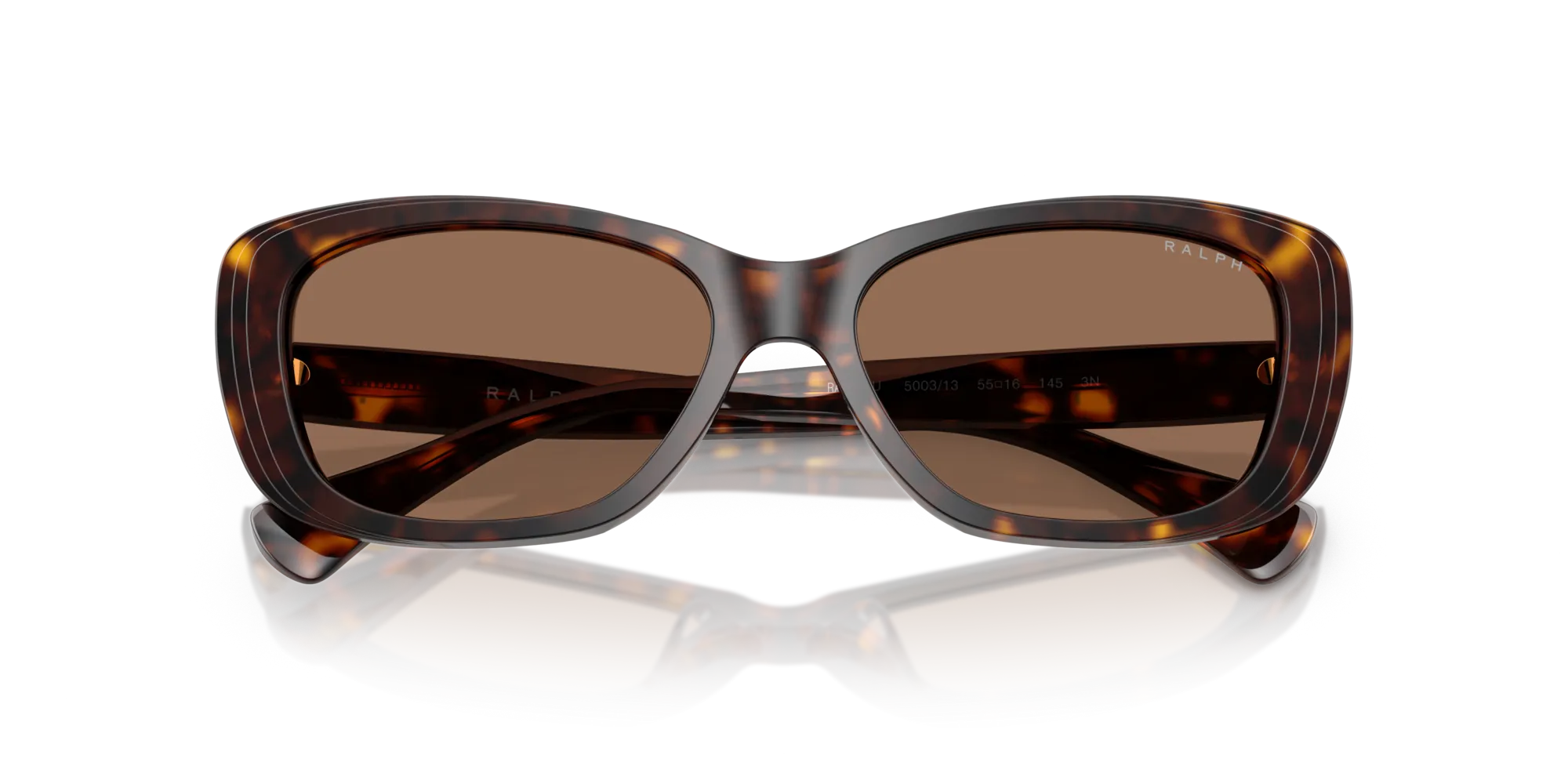 Ralph Lauren RA5322U 500313 Occhiali da sole Acetato Tartaruga Marrone Squadrata Normale - immagine 2