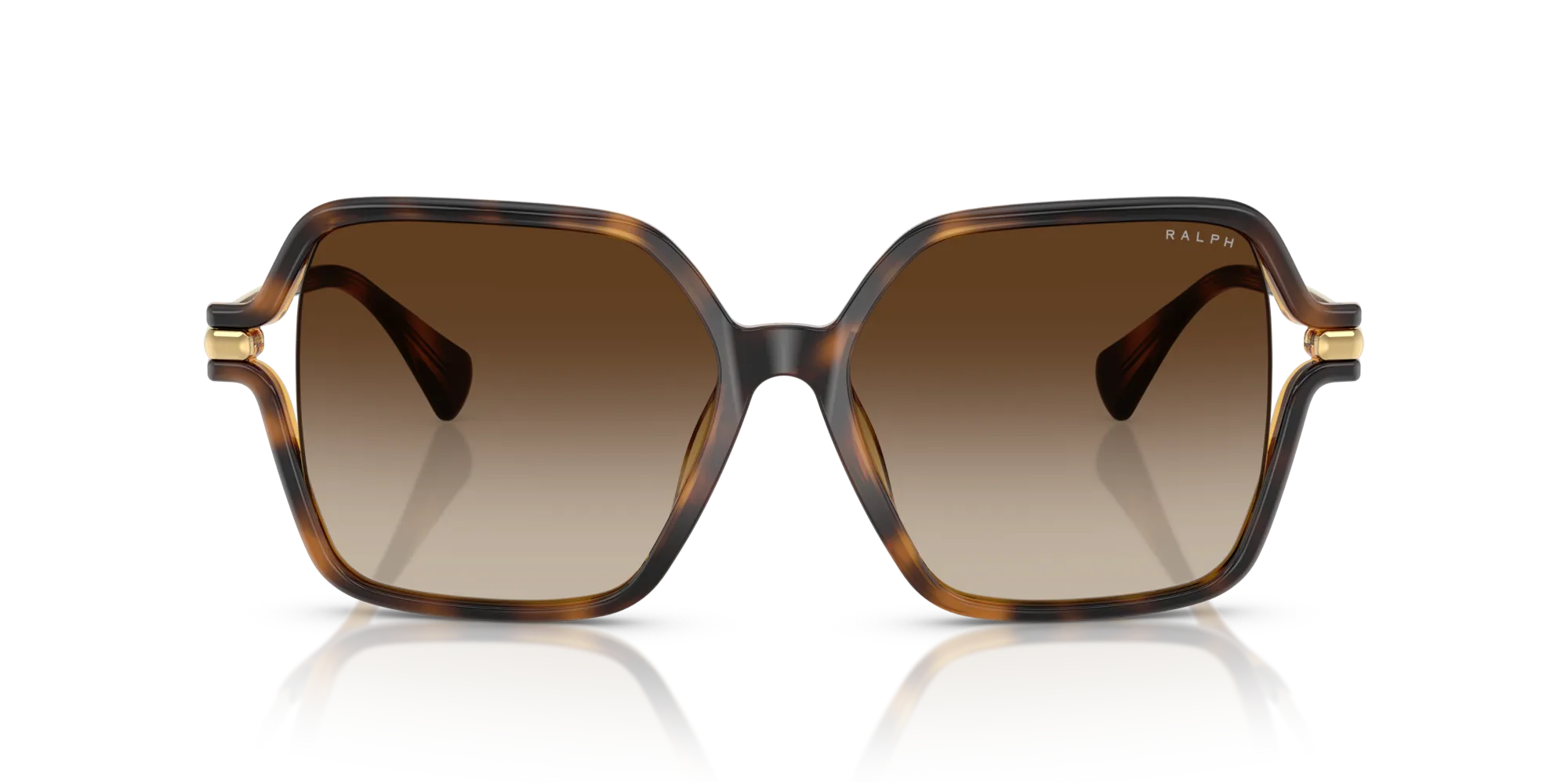 Ralph Lauren RA5319U 500313 Occhiali da sole Iniettato Tartaruga Marrone Squadrata Normale Sfumato - immagine 3