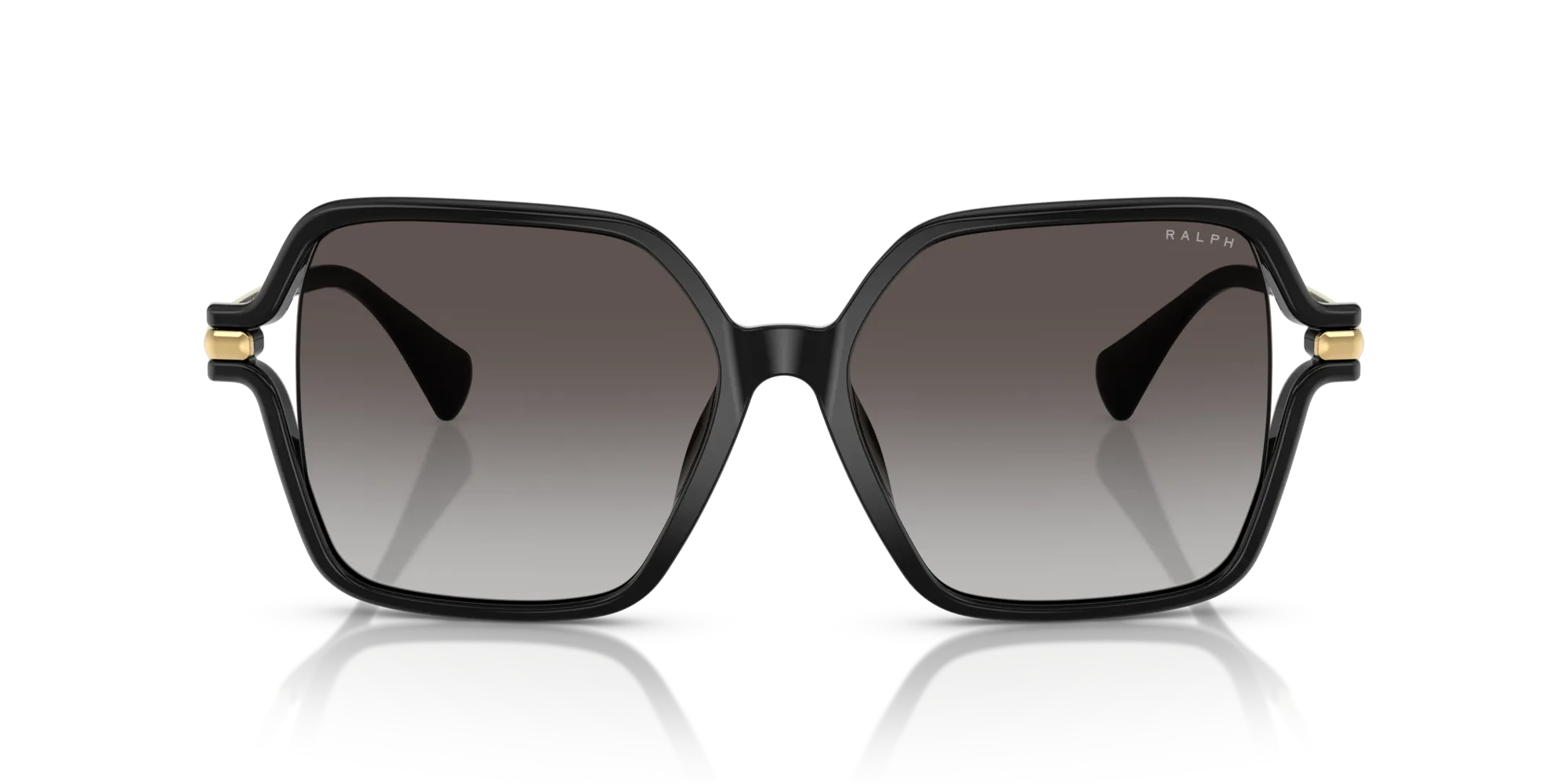 Ralph Lauren RA5319U 50018G Occhiali da sole Iniettato Nero Grigio Squadrata Normale Sfumato - immagine 3