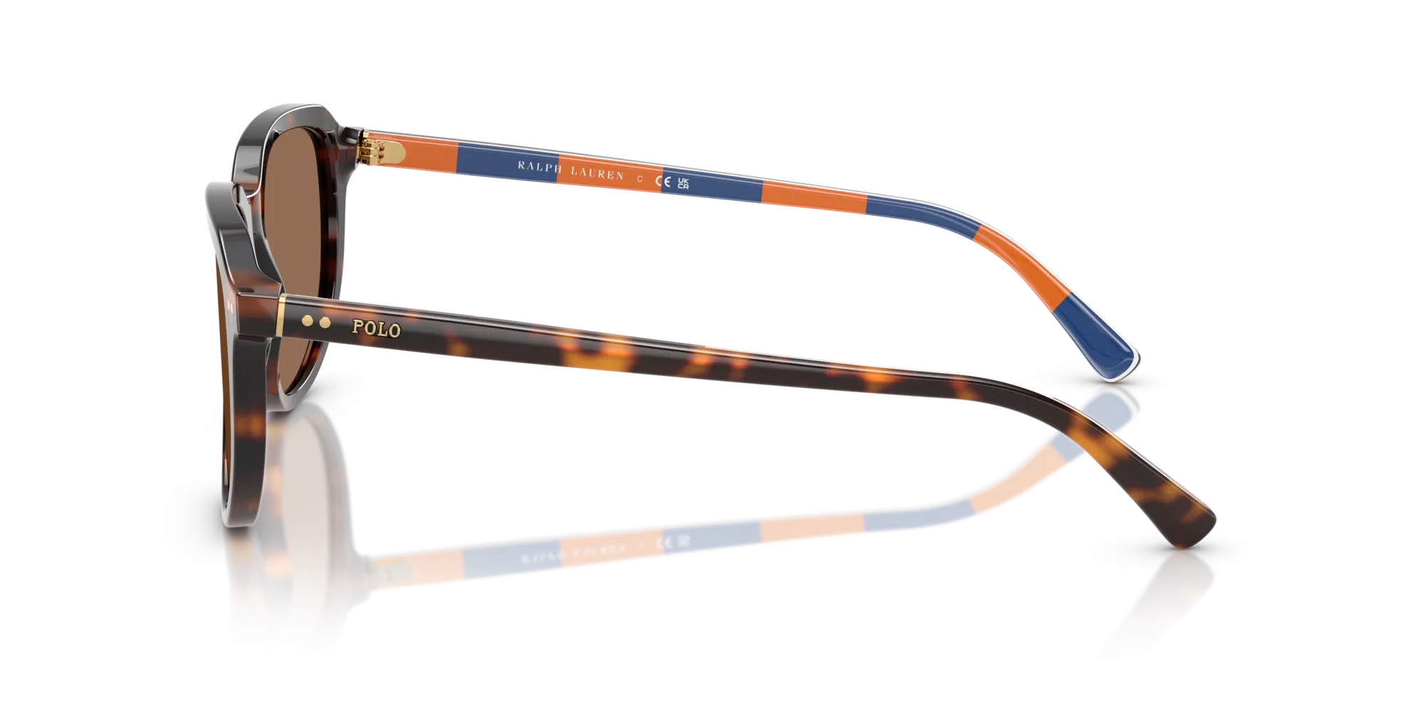 Polo Ralph Lauren PH4225 613773 Occhiali da sole Acetato Tartaruga Marrone Pilot Normale - immagine 4