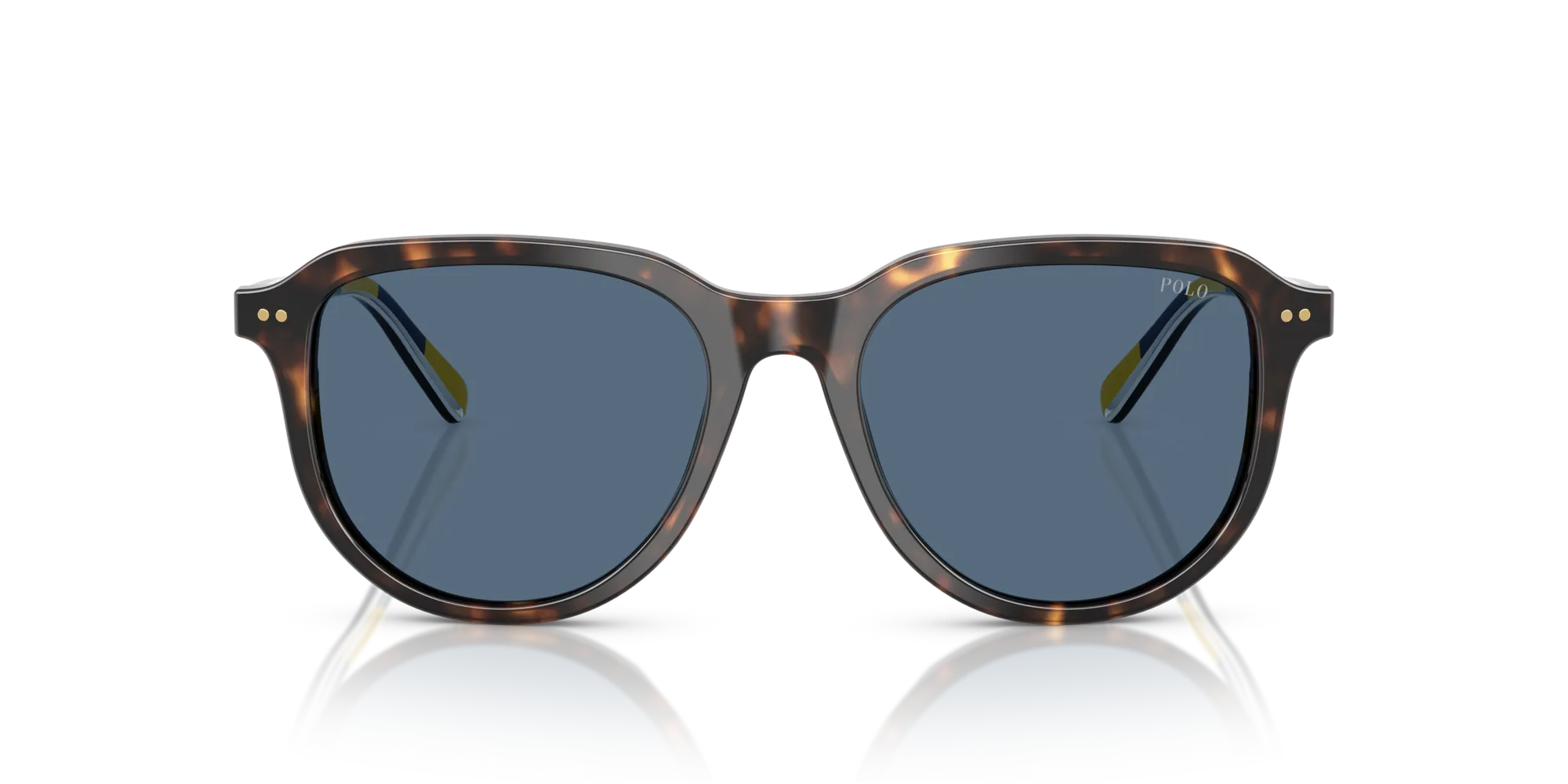 Polo Ralph Lauren PH4225 500380 Occhiali da sole Acetato Tartaruga Blu Pilot Normale - immagine 3
