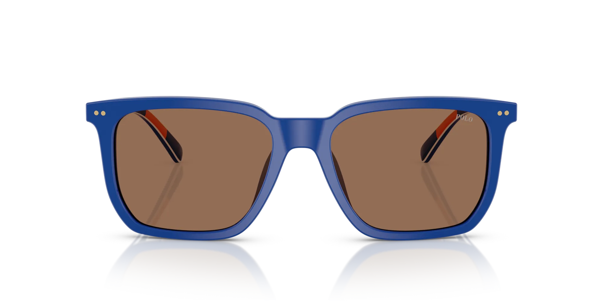 Polo Ralph Lauren PH4224U 523573 Occhiali da sole Acetato Blu Marrone Squadrata Normale - immagine 3