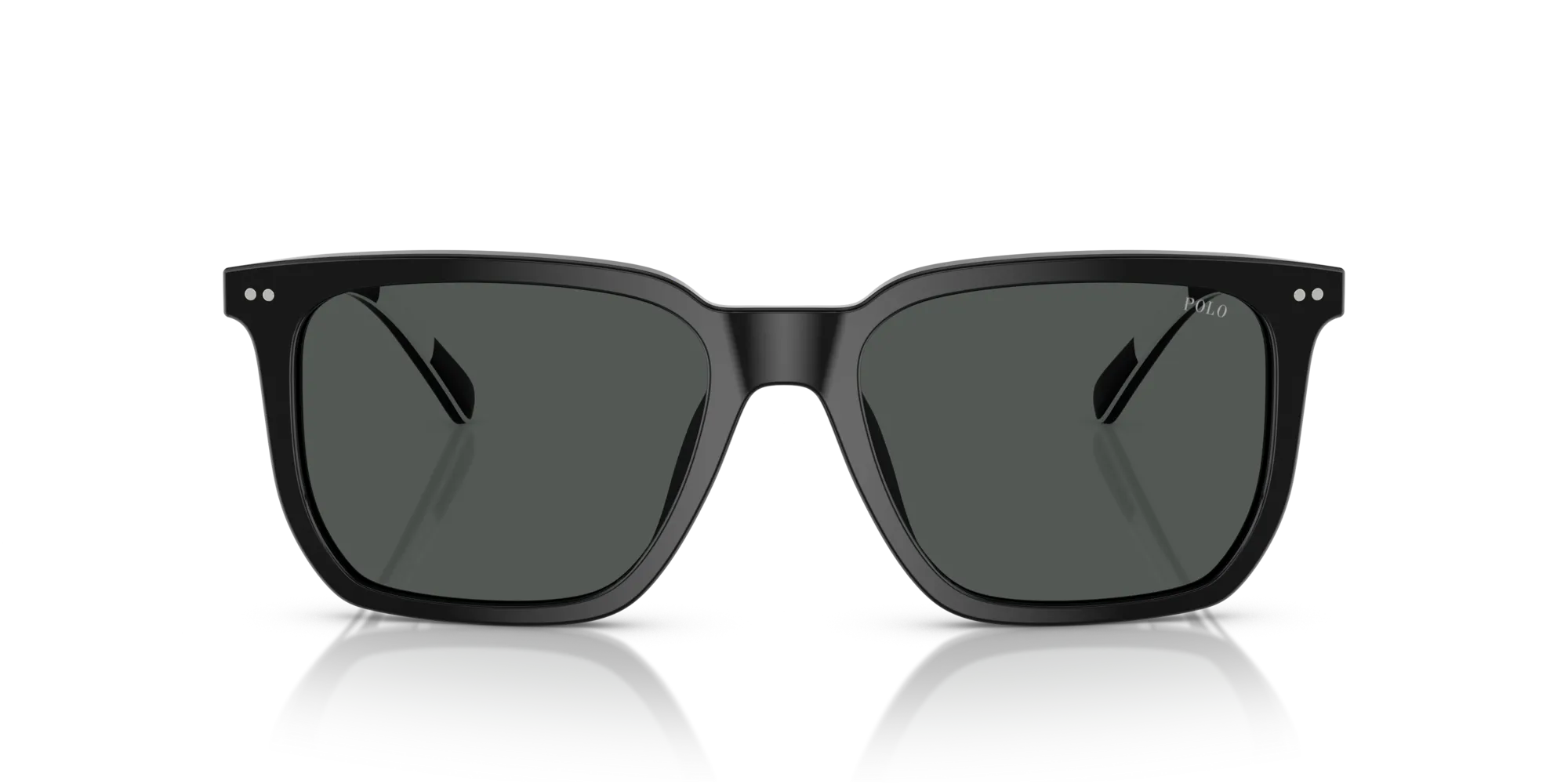 Polo Ralph Lauren PH4224U 500187 Occhiali da sole Acetato Nero Grigio Squadrata Normale - immagine 3