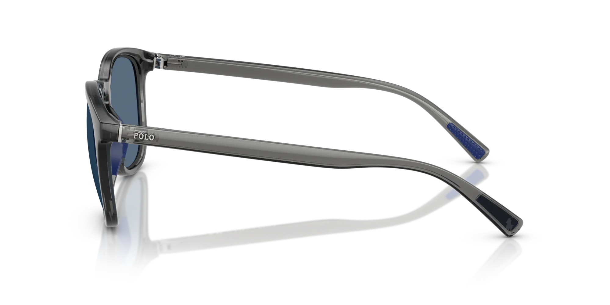 Polo Ralph Lauren PH4222U 579980 Occhiali da sole Iniettato Grigio Blu Rotonda Normale - immagine 4