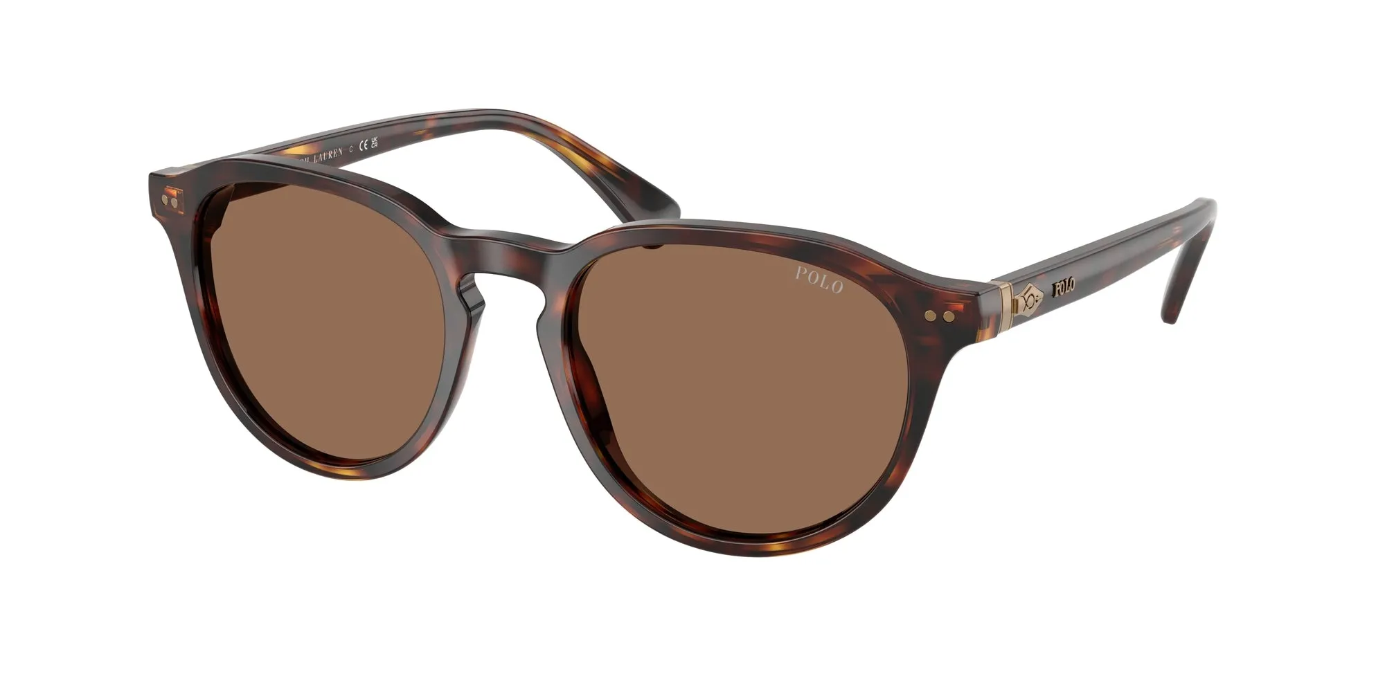 Polo Ralph Lauren PH4221 613773 Occhiali da sole Acetato Tartaruga Marrone Pantos Normale - immagine 1