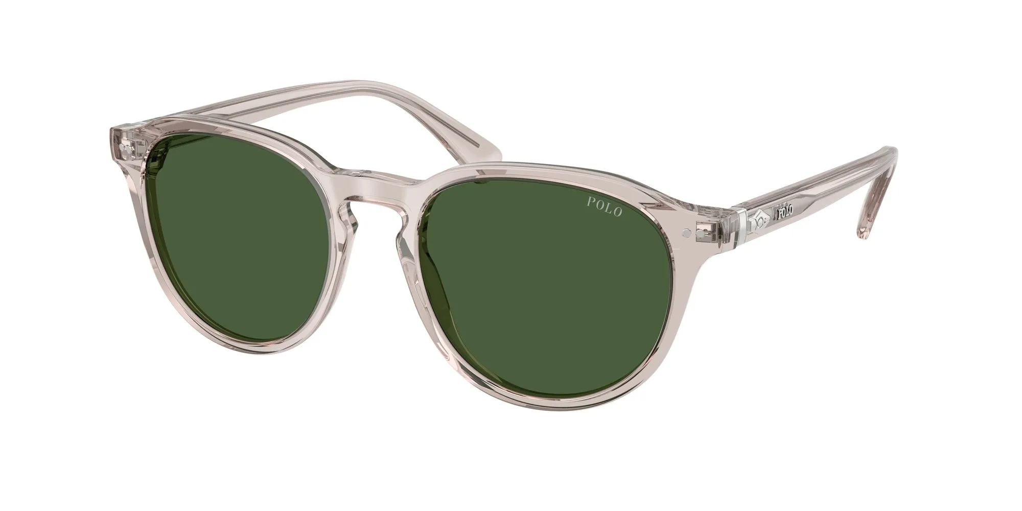 Polo Ralph Lauren PH4221 611771 Occhiali da sole Acetato Marrone Verde Pantos Normale - immagine 1
