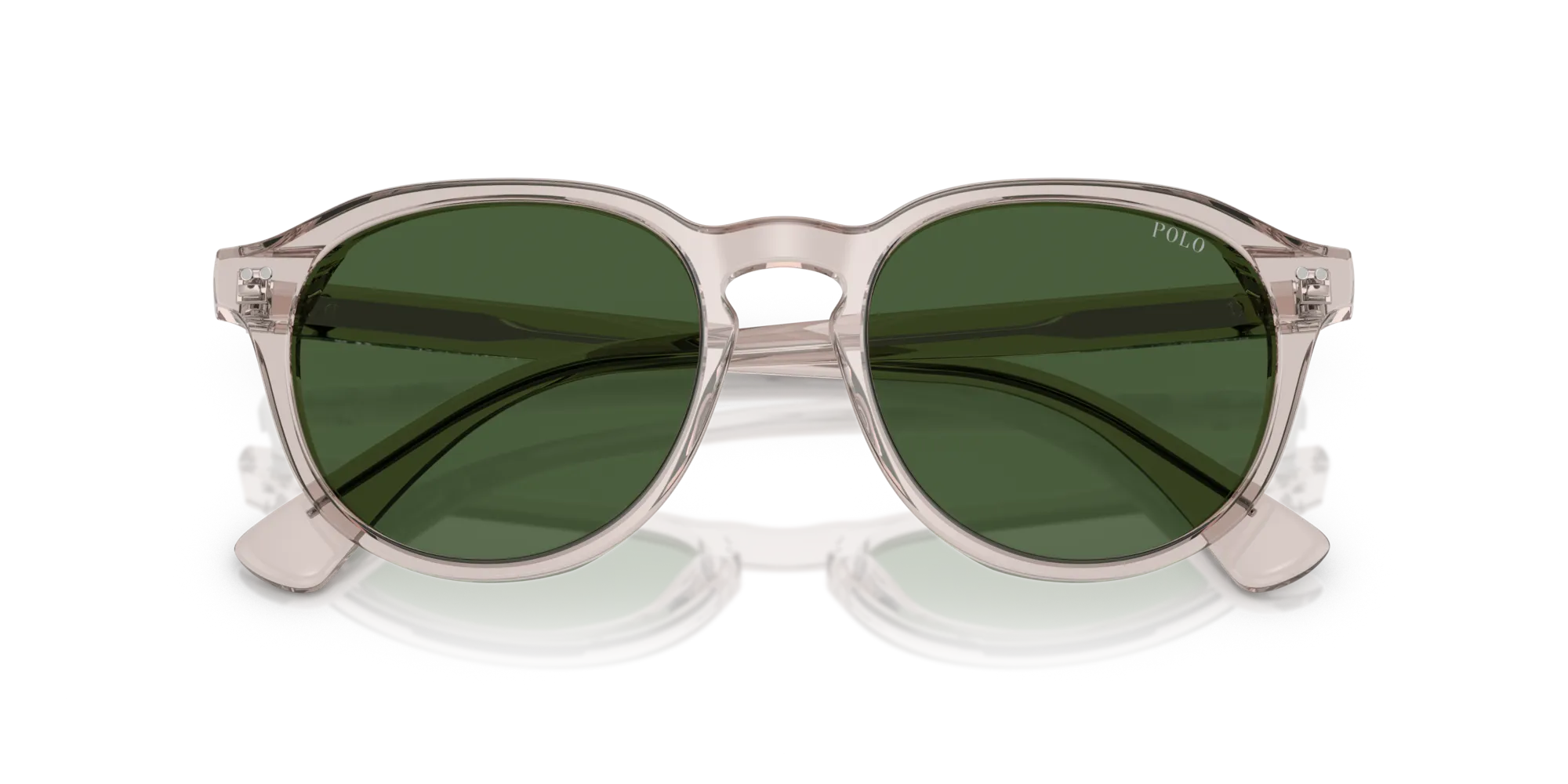 Polo Ralph Lauren PH4221 611771 Occhiali da sole Acetato Marrone Verde Pantos Normale - immagine 2