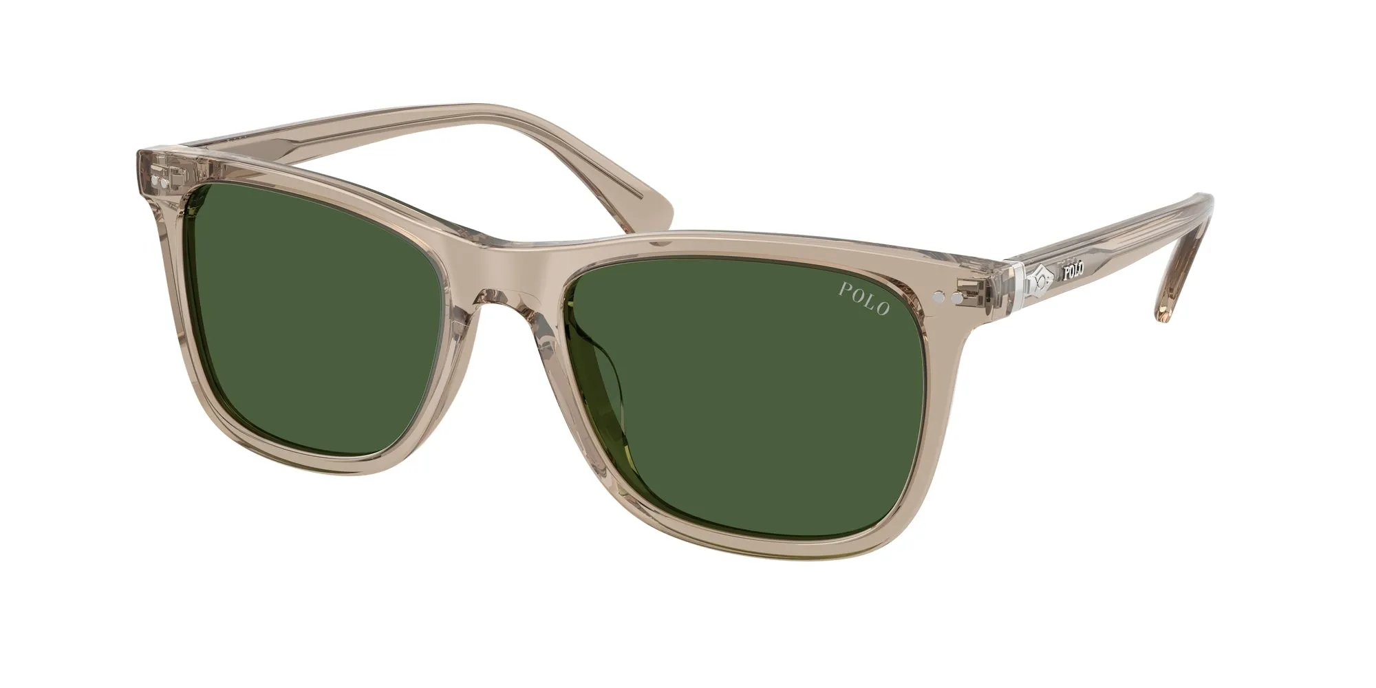 Polo Ralph Lauren PH4220U 620171 Occhiali da sole Acetato Marrone Verde Squadrata Normale - immagine 1