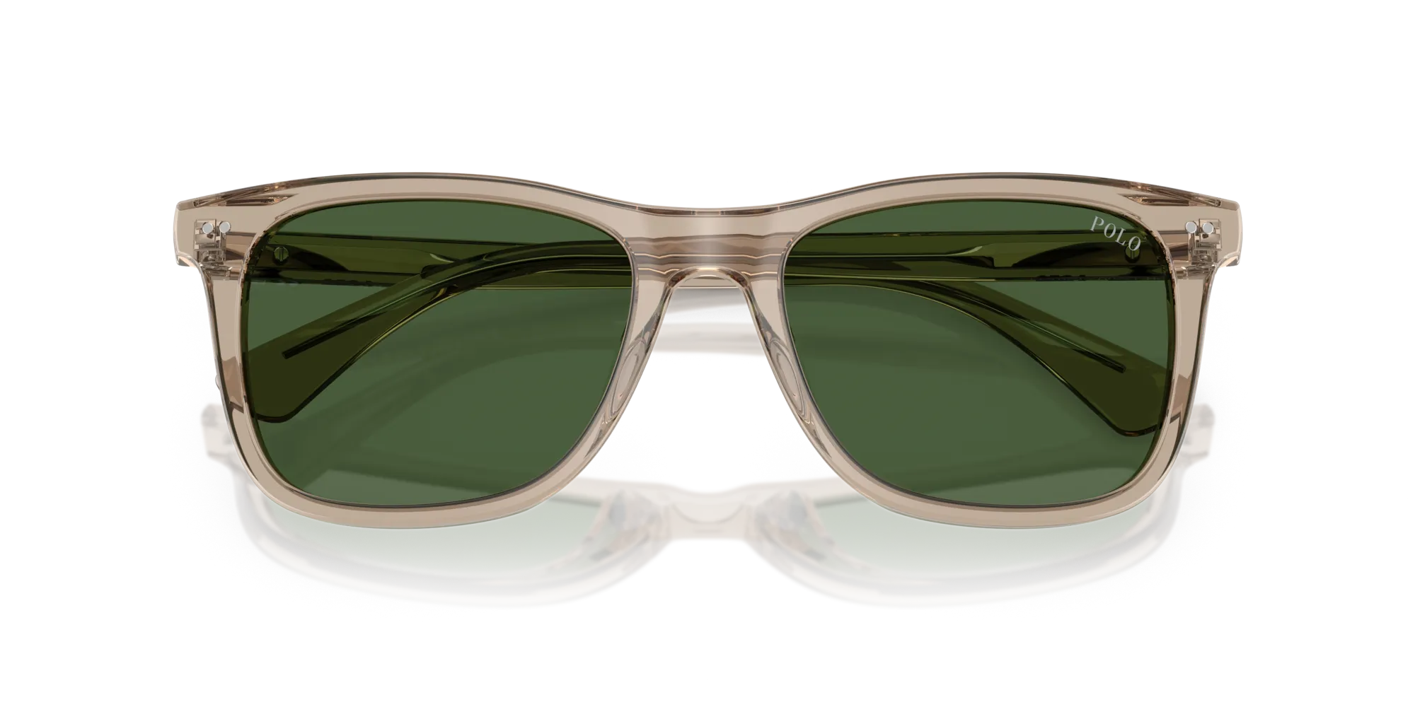 Polo Ralph Lauren PH4220U 620171 Occhiali da sole Acetato Marrone Verde Squadrata Normale - immagine 2