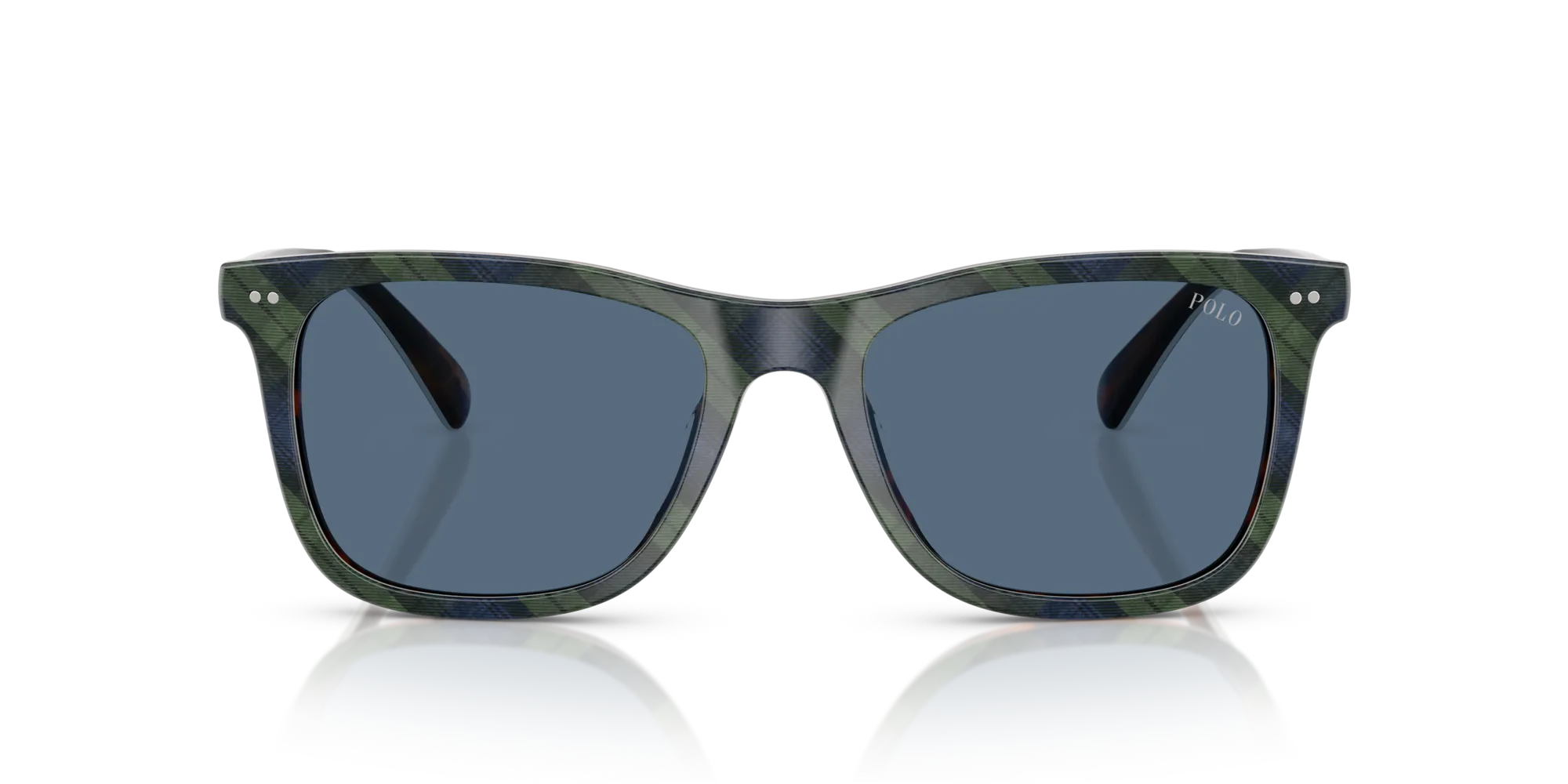Polo Ralph Lauren PH4220U 562180 Occhiali da sole Acetato Multi-colore Blu Squadrata Normale - immagine 3