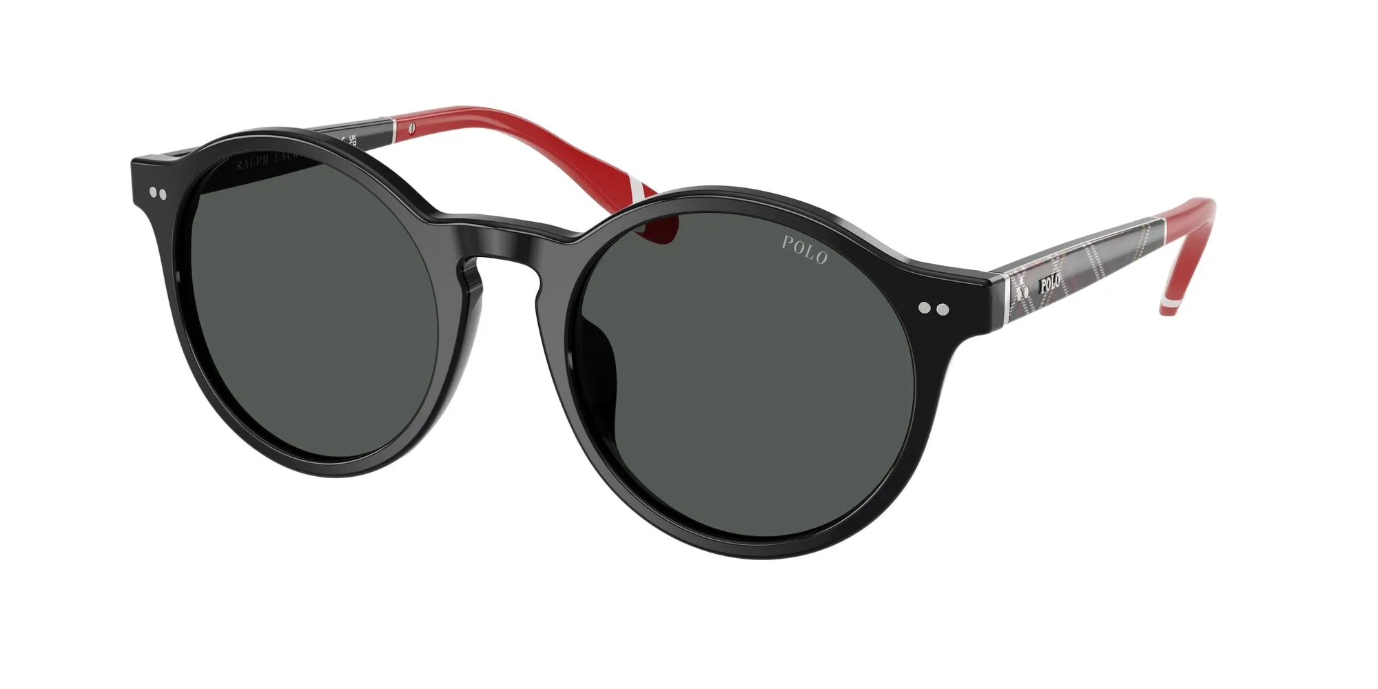 Polo Ralph Lauren PH4204U 562687 Occhiali da sole Acetato Nero Grigio Pantos Normale - immagine 1