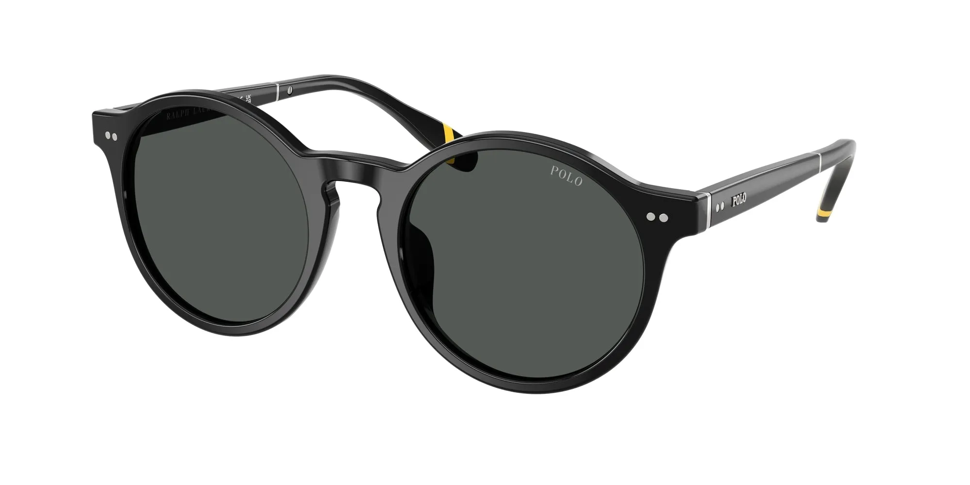Polo Ralph Lauren PH4204U 538587 Occhiali da sole Acetato Nero Grigio Pantos Normale - immagine 1