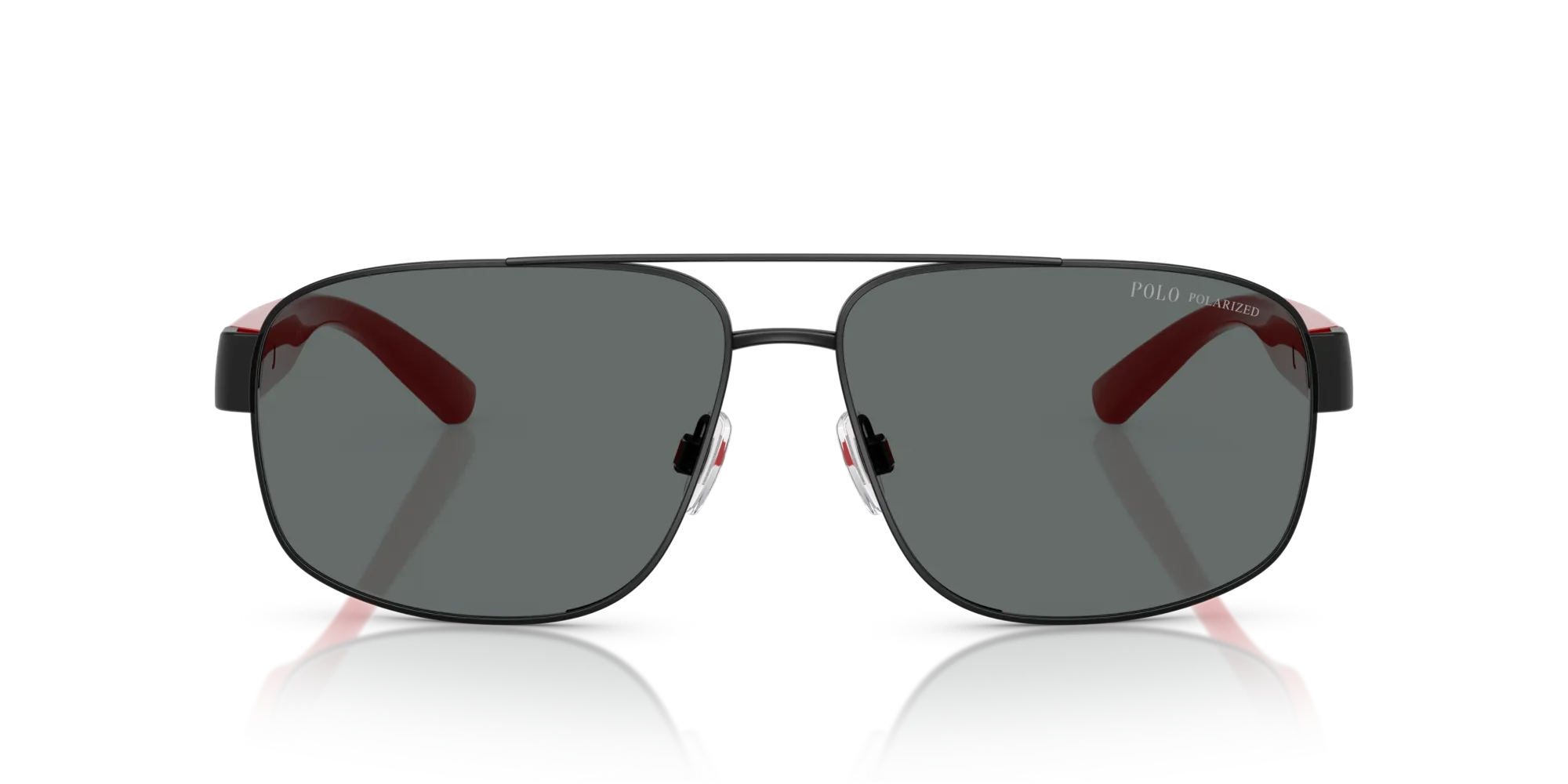 Polo Ralph Lauren PH3156 922381 Occhiali da sole Metallo Nero Grigio Pilot Polarizzata - immagine 3