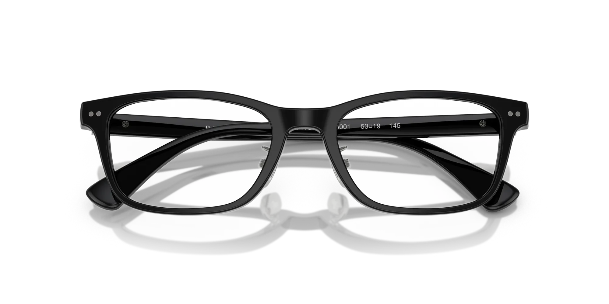 Polo Ralph Lauren PH2286D 5001 Montature da vista Acetato Nero Squadrata Normale - immagine 2