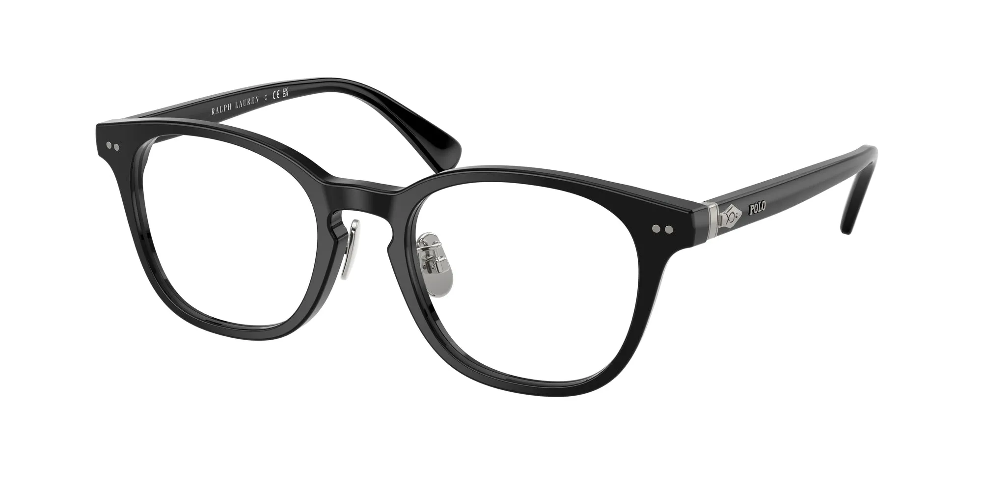 Polo Ralph Lauren PH2285D 5001 Montature da vista Acetato Nero Squadrata Normale - immagine 1