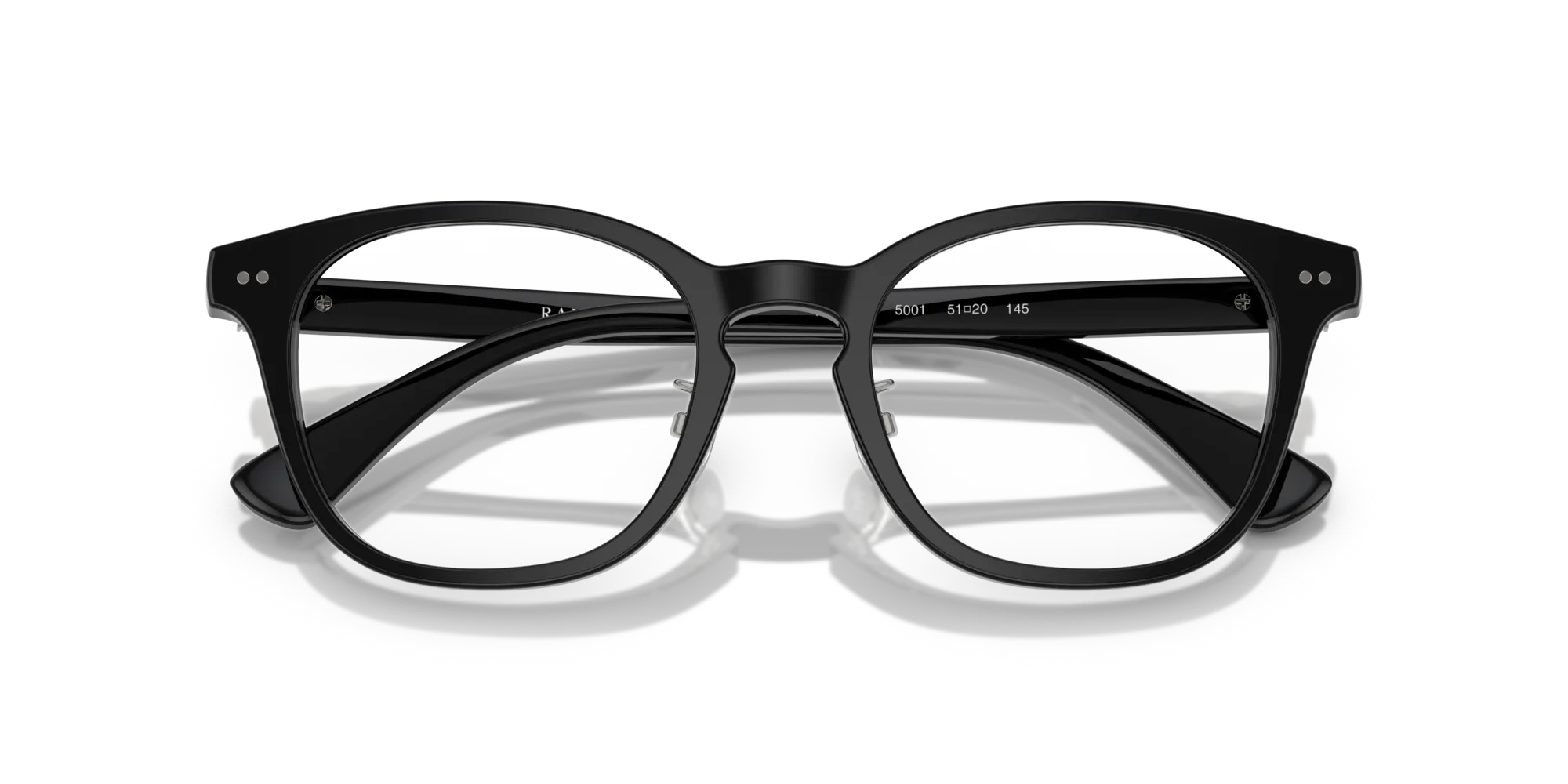 Polo Ralph Lauren PH2285D 5001 Montature da vista Acetato Nero Squadrata Normale - immagine 2