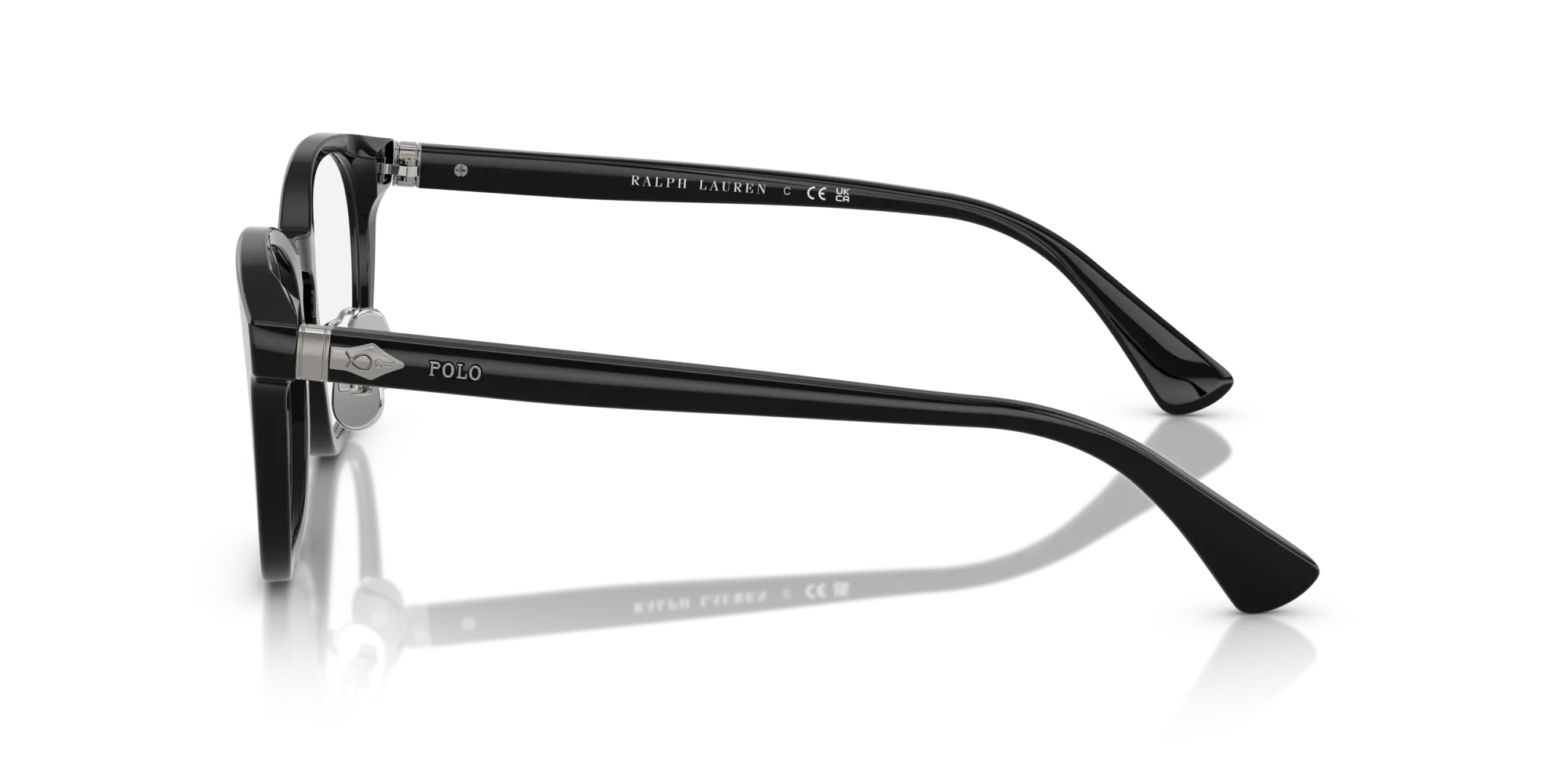 Polo Ralph Lauren PH2285D 5001 Montature da vista Acetato Nero Squadrata Normale - immagine 4
