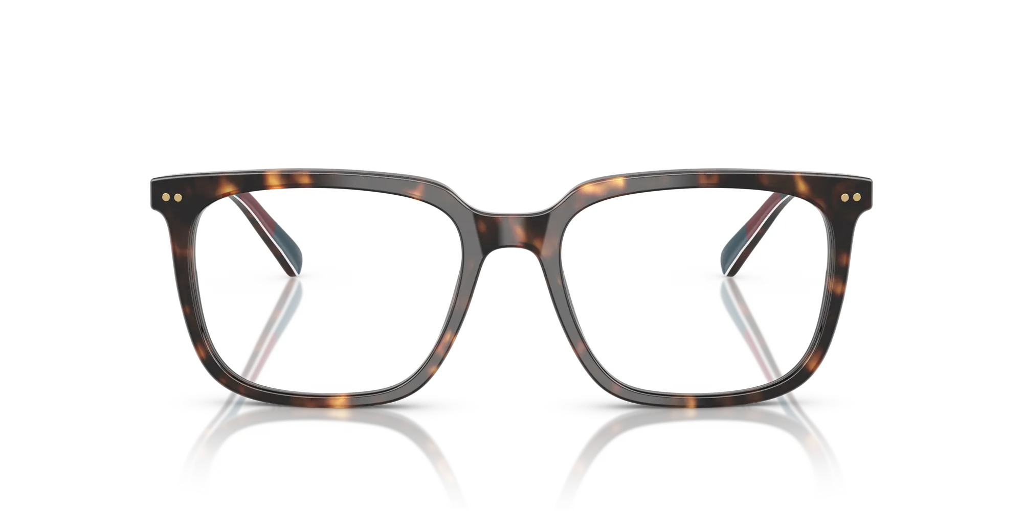Polo Ralph Lauren PH2284 6213 Montature da vista Acetato Tartaruga Trasparente Squadrata Normale - immagine 3