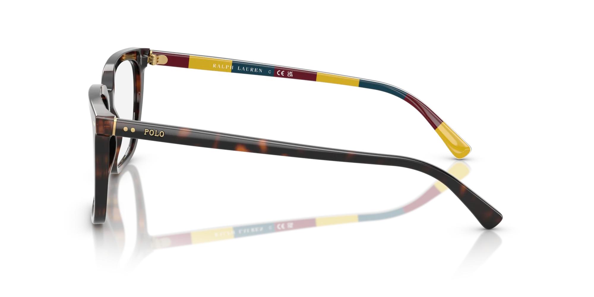 Polo Ralph Lauren PH2284 6212 Montature da vista Acetato Tartaruga Squadrata Normale - immagine 4