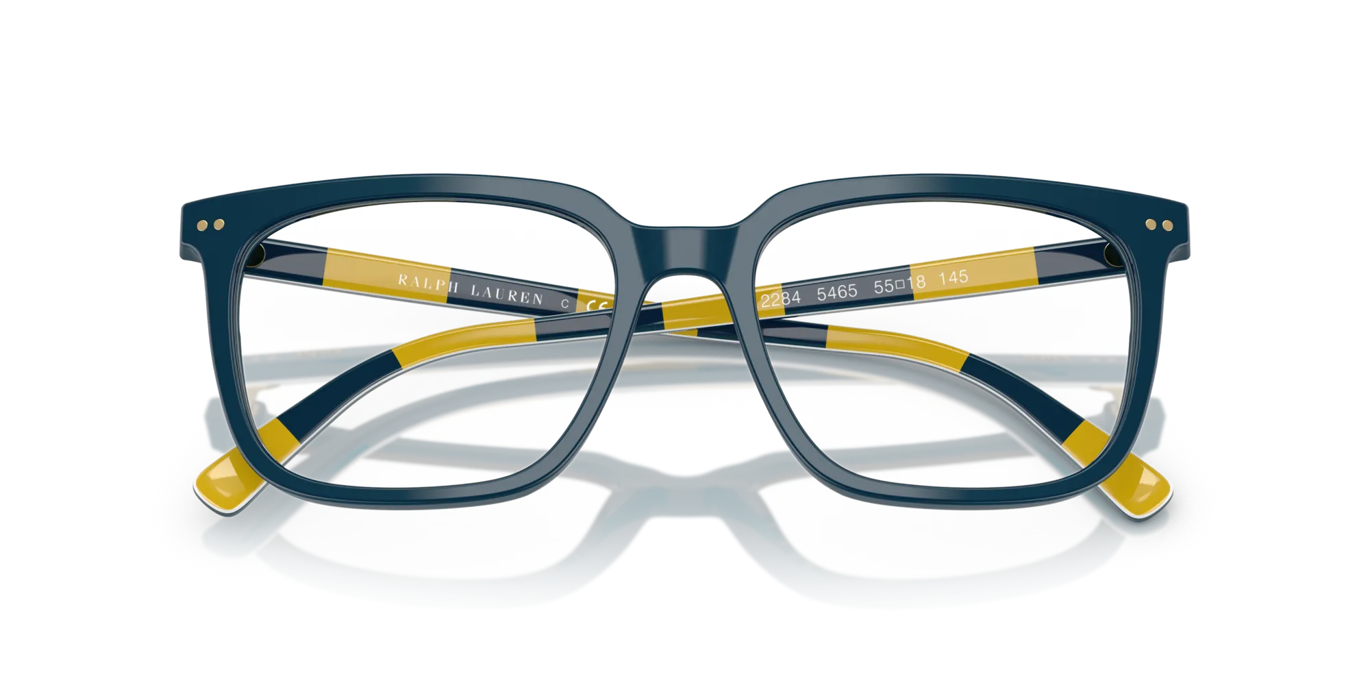 Polo Ralph Lauren PH2284 5465 Montature da vista Acetato Blu Squadrata Normale - immagine 2