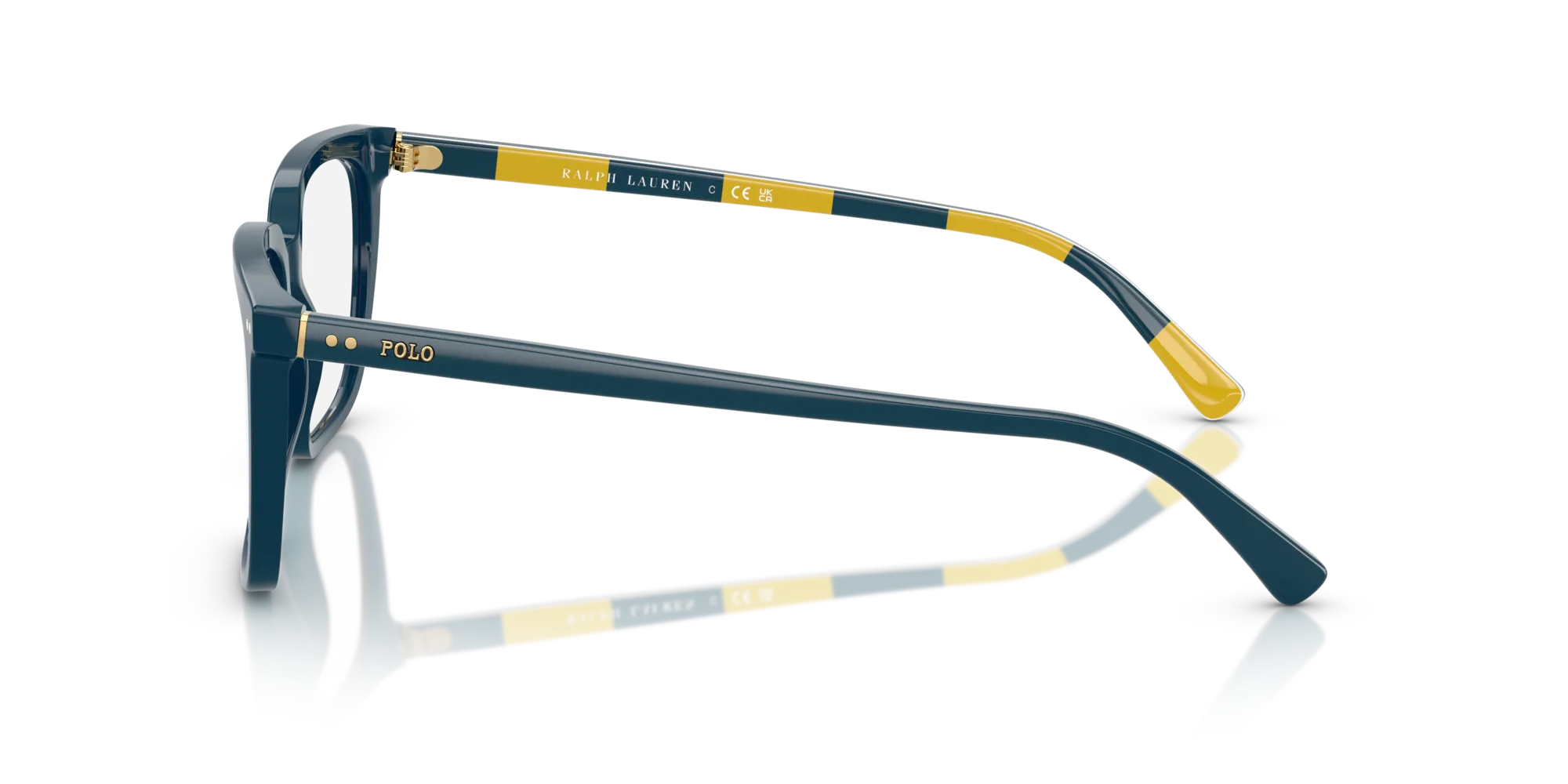Polo Ralph Lauren PH2284 5465 Montature da vista Acetato Blu Squadrata Normale - immagine 4