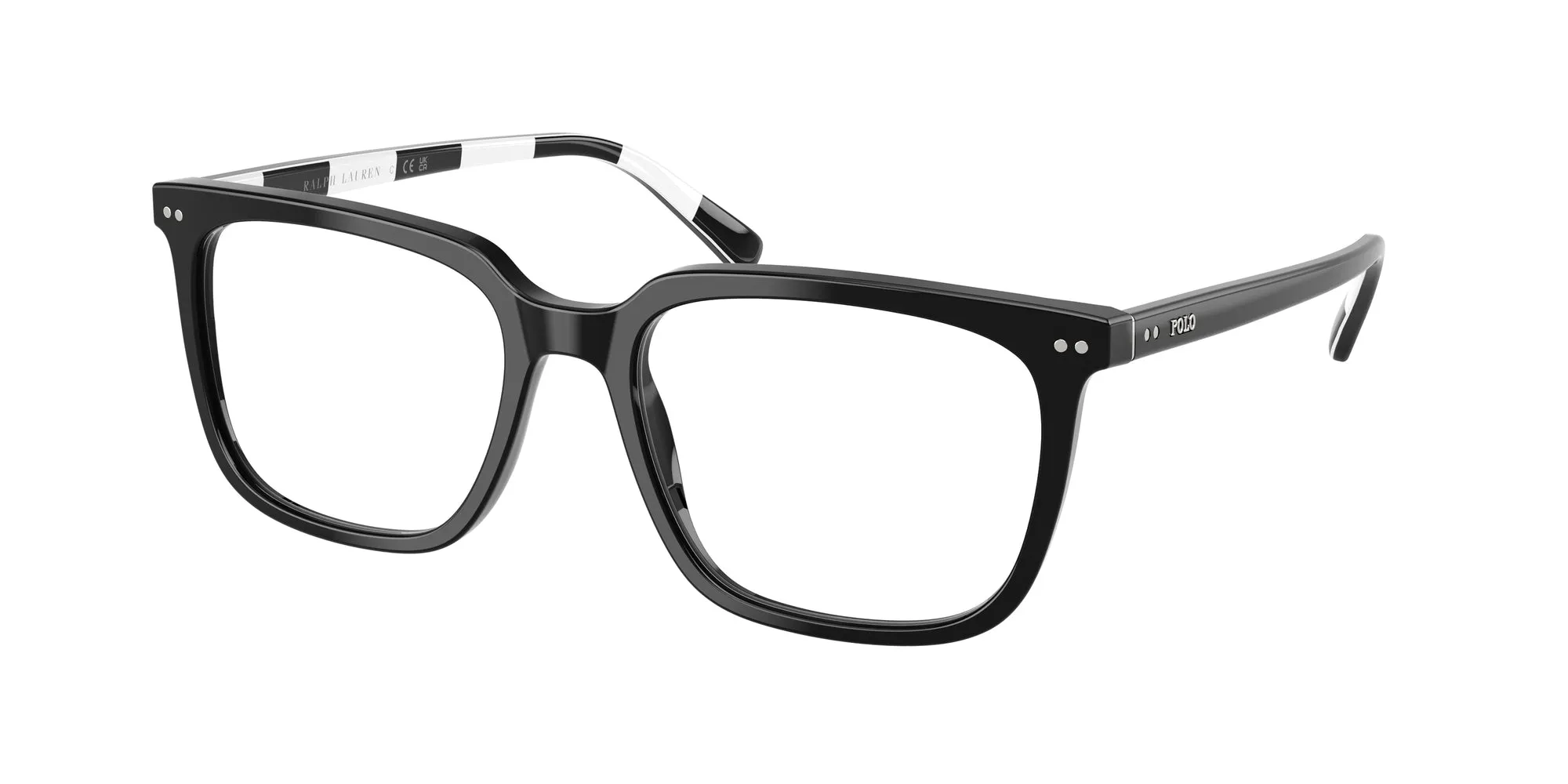 Polo Ralph Lauren PH2284 5001 Montature da vista Acetato Nero Squadrata Normale - immagine 1
