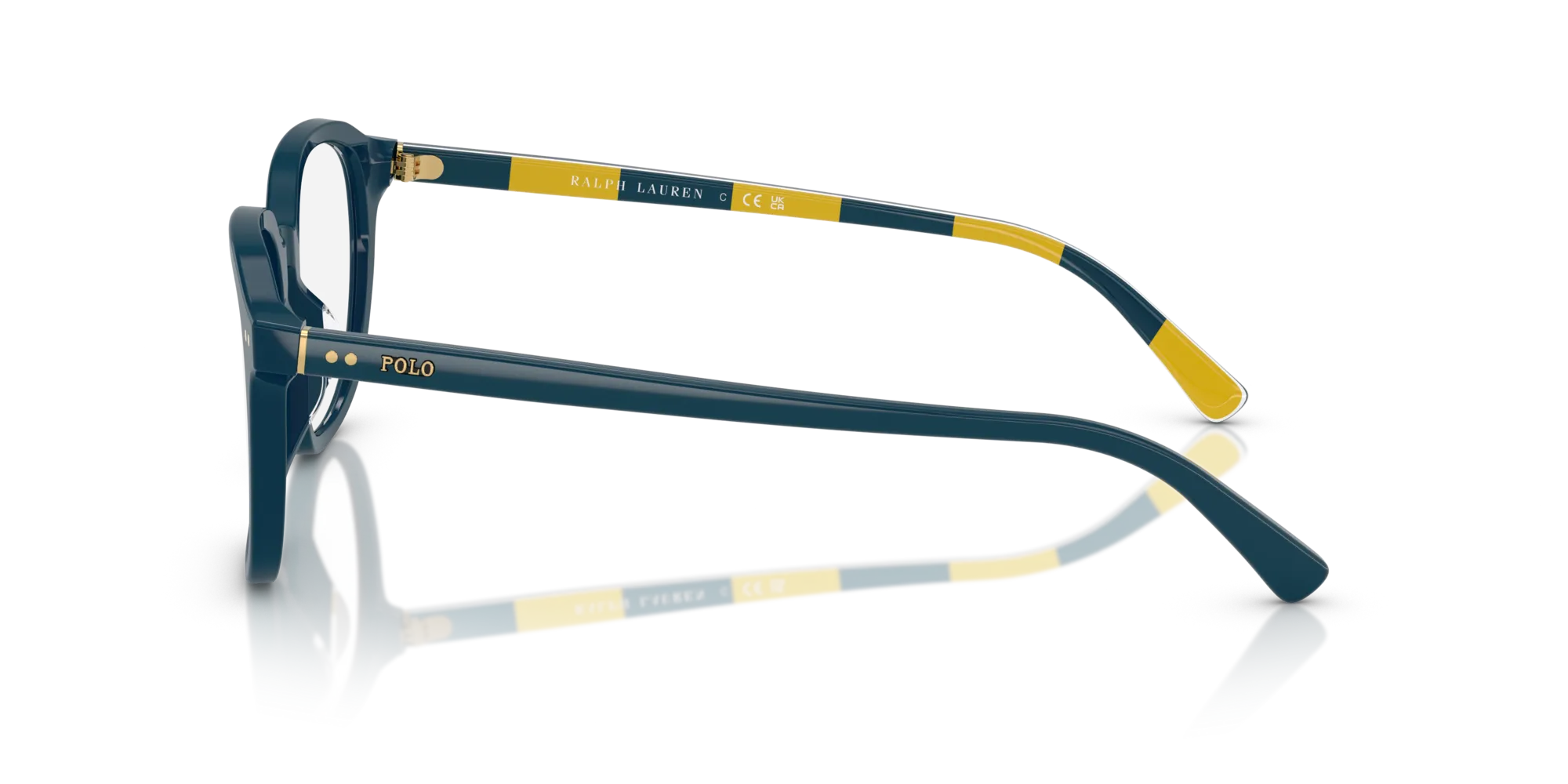 Polo Ralph Lauren PH2283U 5465 Montature da vista Acetato Blu Rotonda Normale - immagine 4